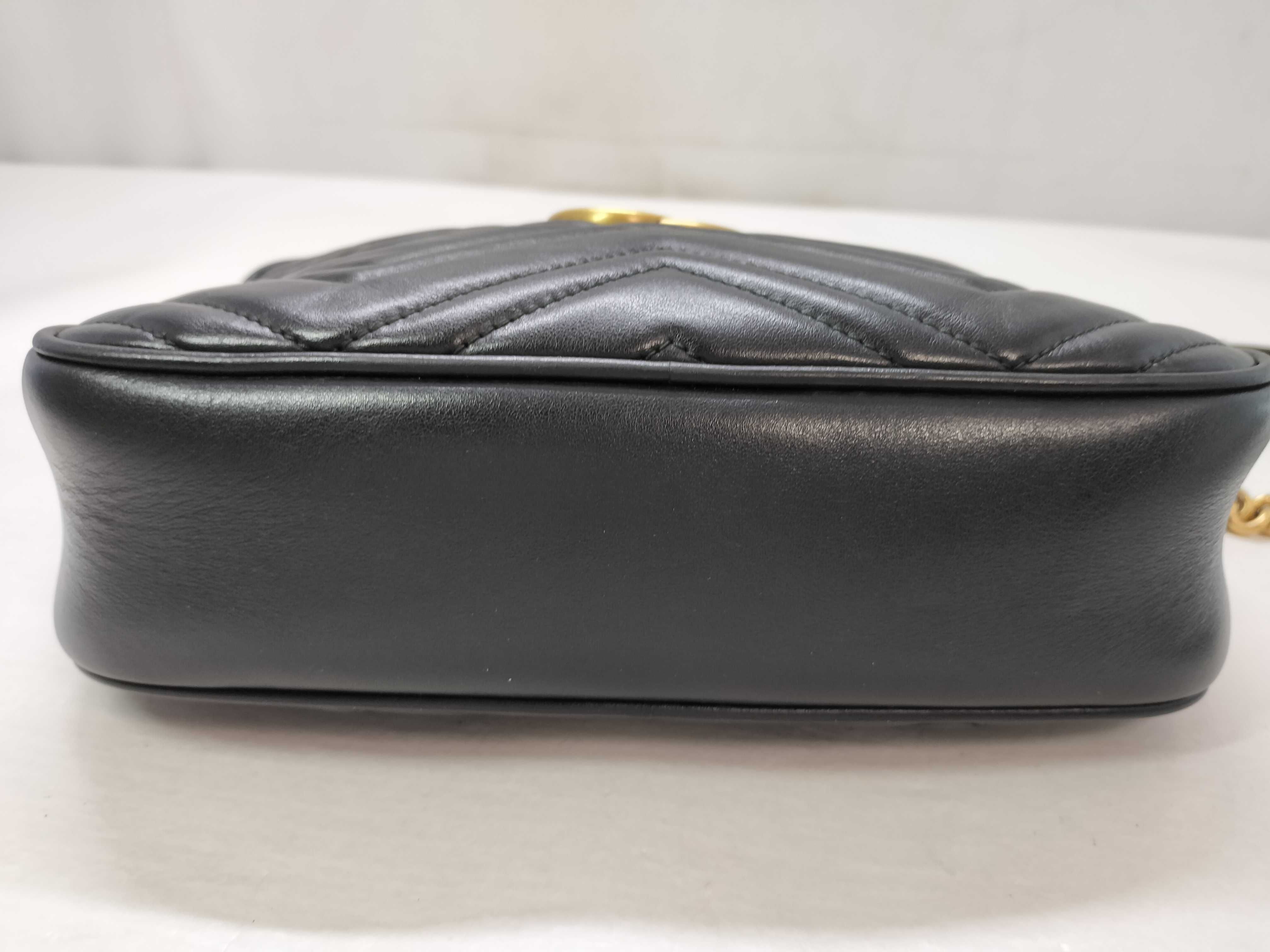 GG Marmont Leather Shoulder Bag, Black, 447632 (Shoulder Bag) — view 14
