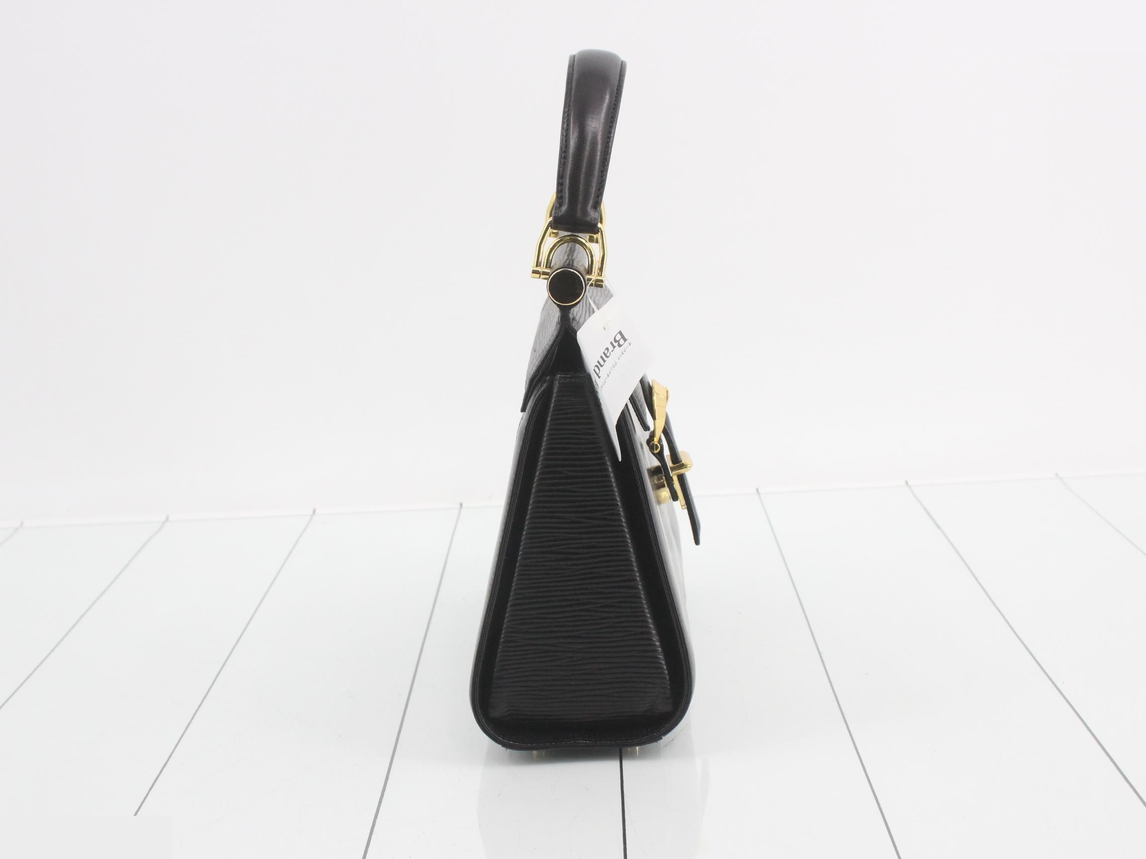 2-way shoulder bag, leather, black, W24.5 H21 D9 — view 4
