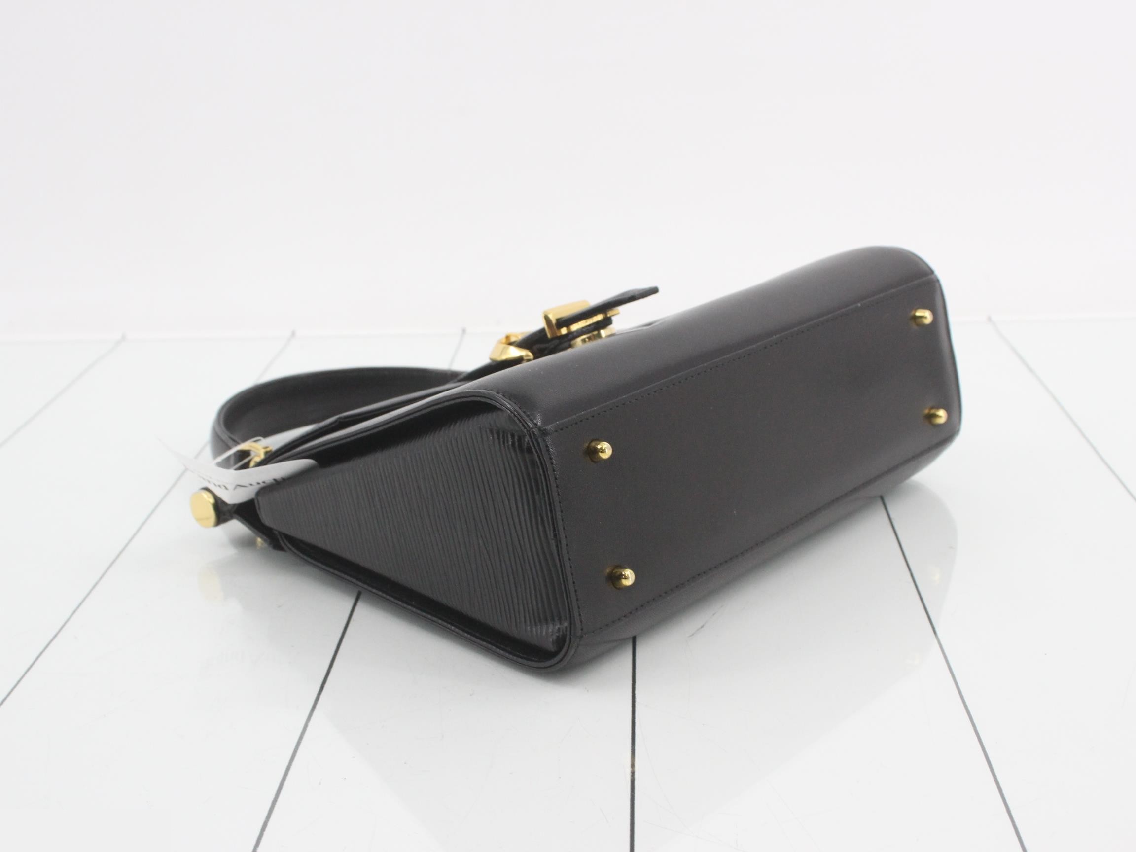 2-way shoulder bag, leather, black, W24.5 H21 D9 — view 5