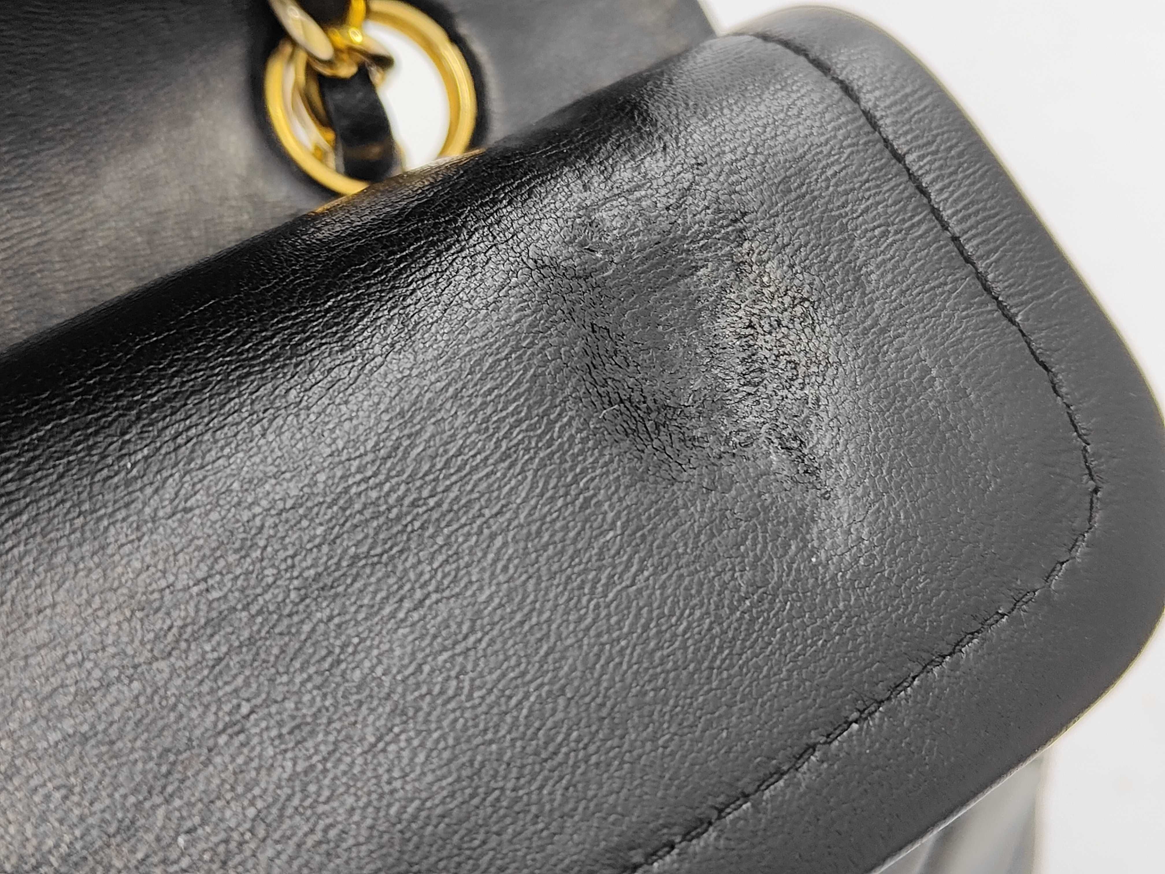 Matelassé 23 Lambskin Double Flap Double Chain Shoulder Bag — view 12