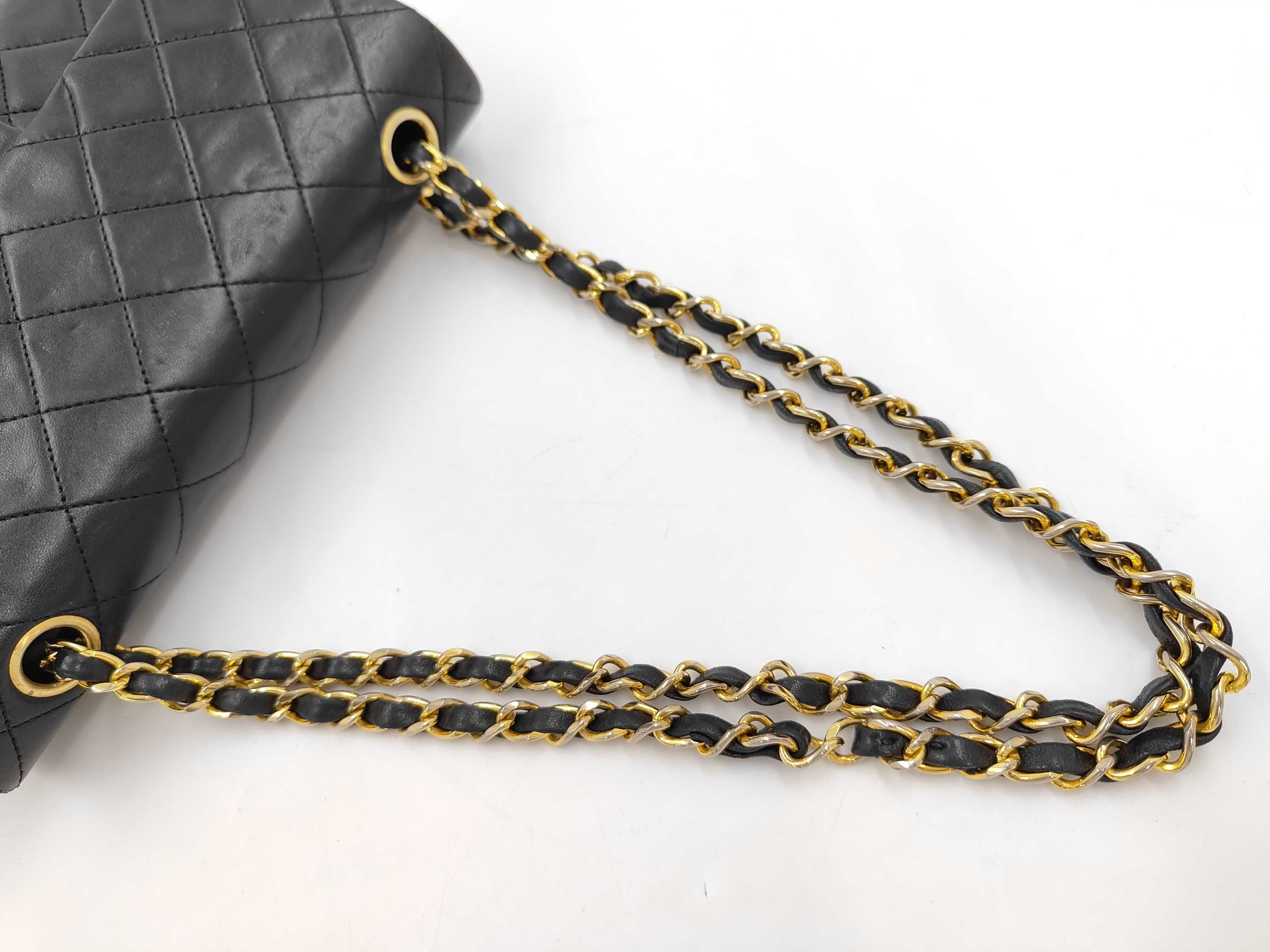 Matelassé 23 Lambskin Double Flap Double Chain Shoulder Bag — view 3