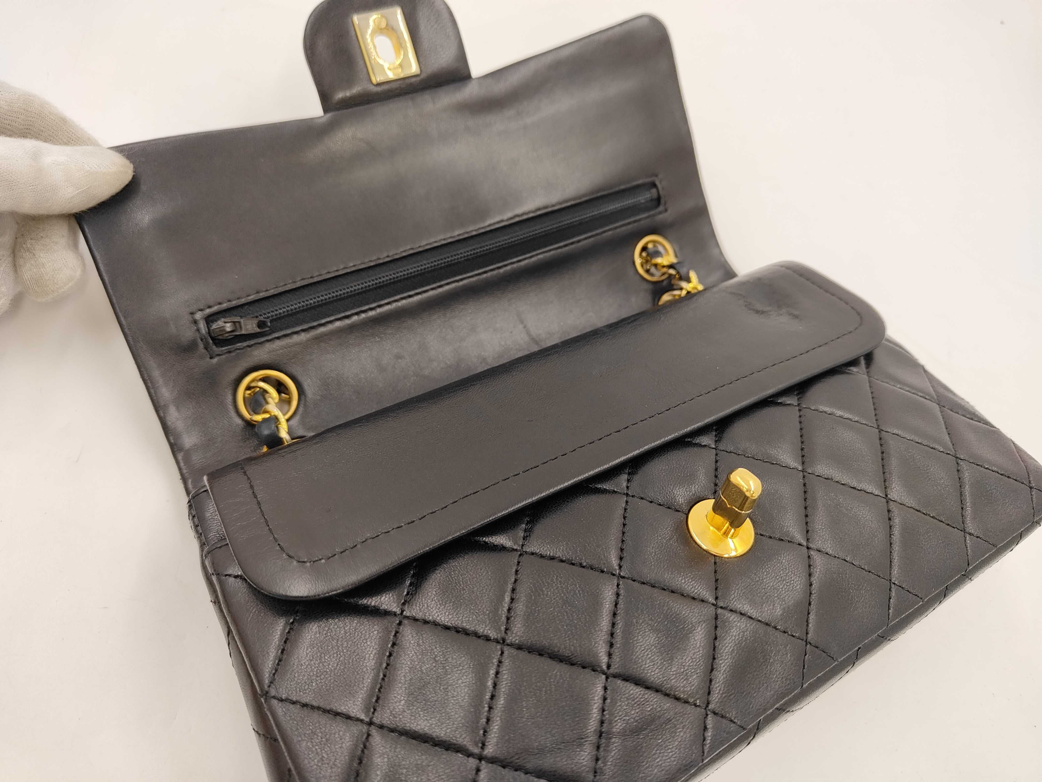 Matelassé 23 Lambskin Double Flap Double Chain Shoulder Bag — view 7