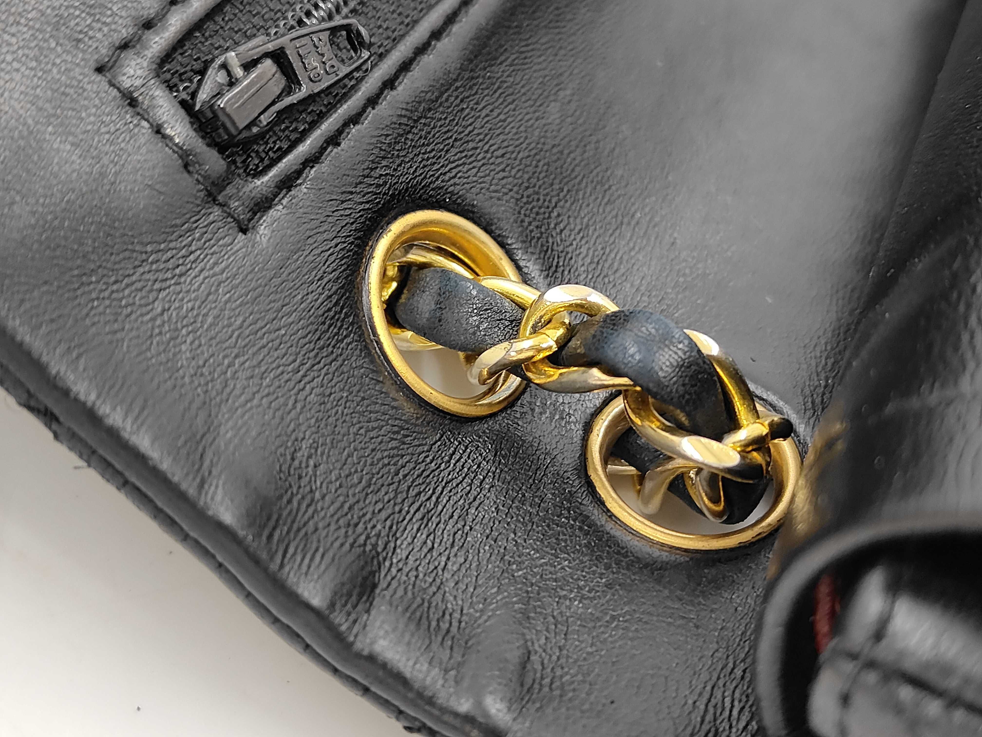 Matelassé 23 Lambskin Double Flap Double Chain Shoulder Bag — view 8