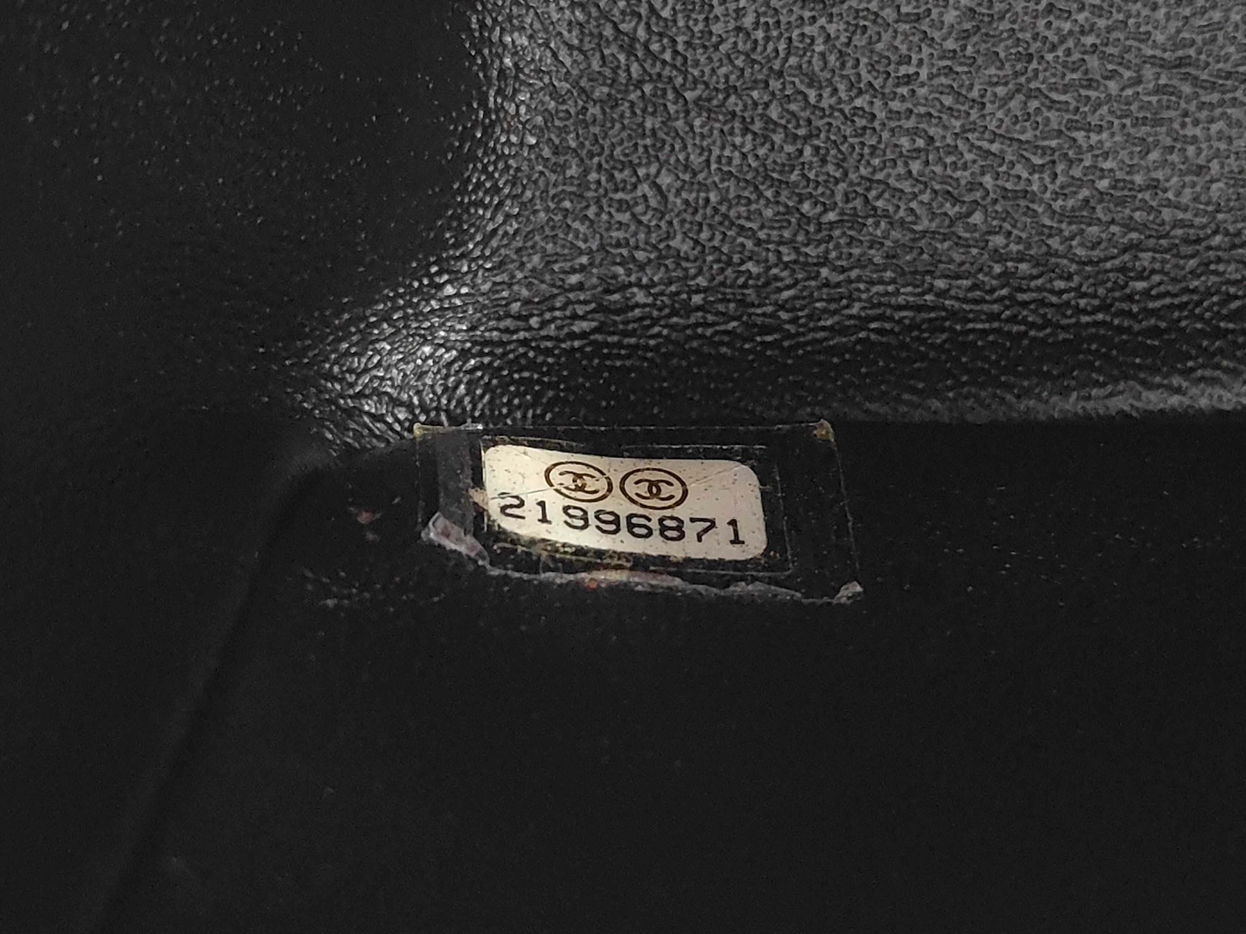 Caviar Skin Mini Matelassé Chain Shoulder Bag (Serial Number 21) — view 12