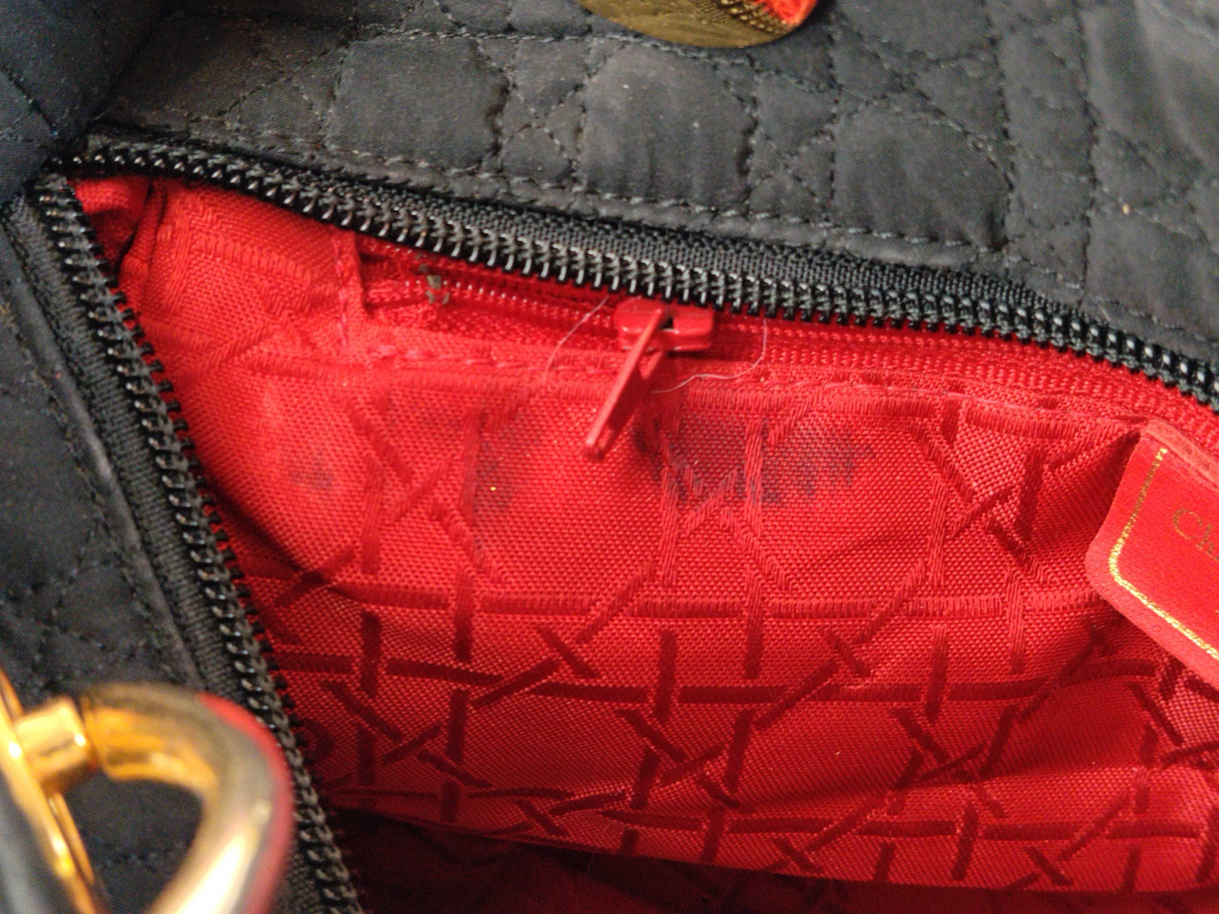 Lady Dior Christian Lady Handbag Cannage Black Handbag — view 13