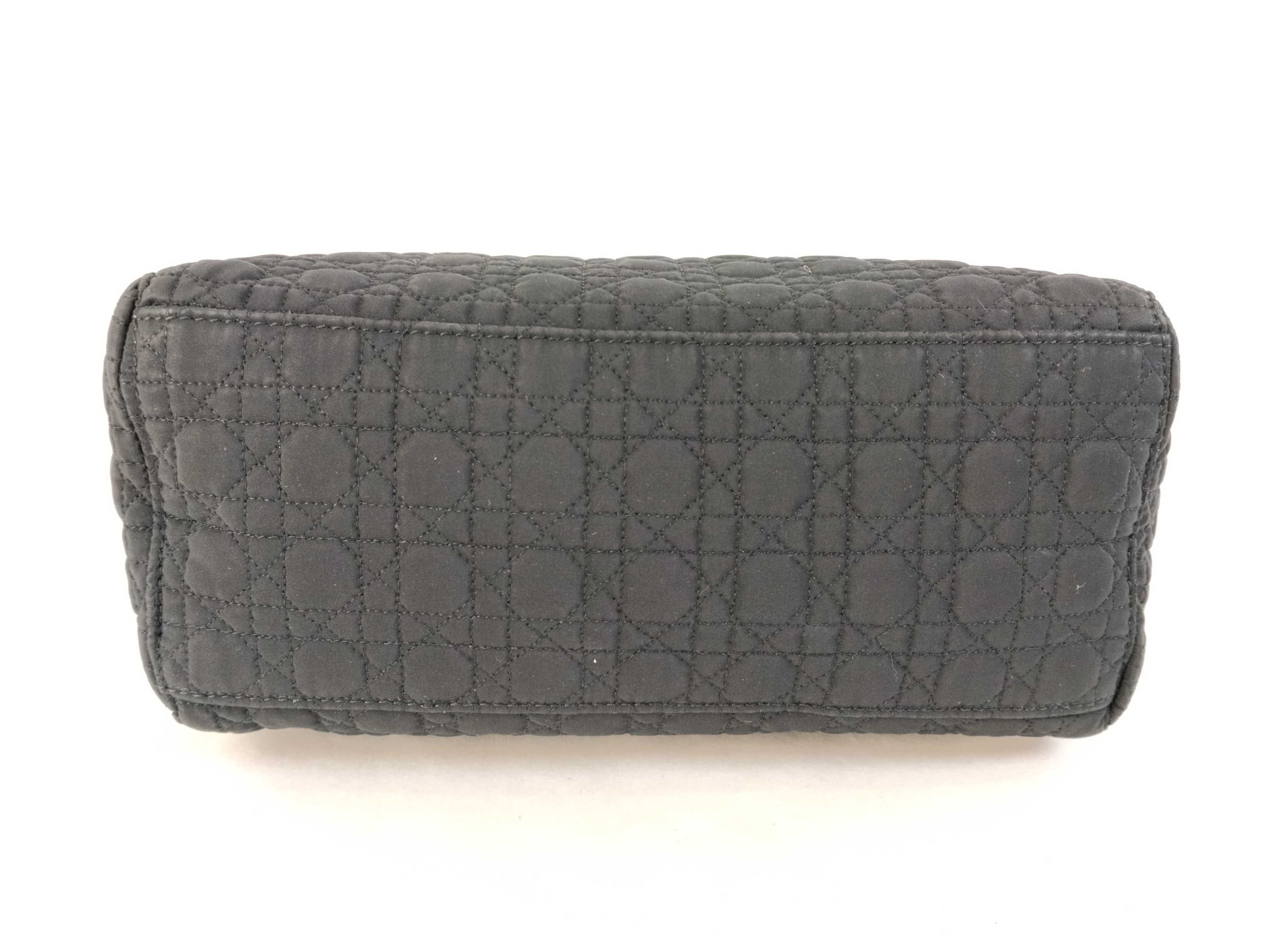 Lady Dior Christian Lady Handbag Cannage Black Handbag — view 8