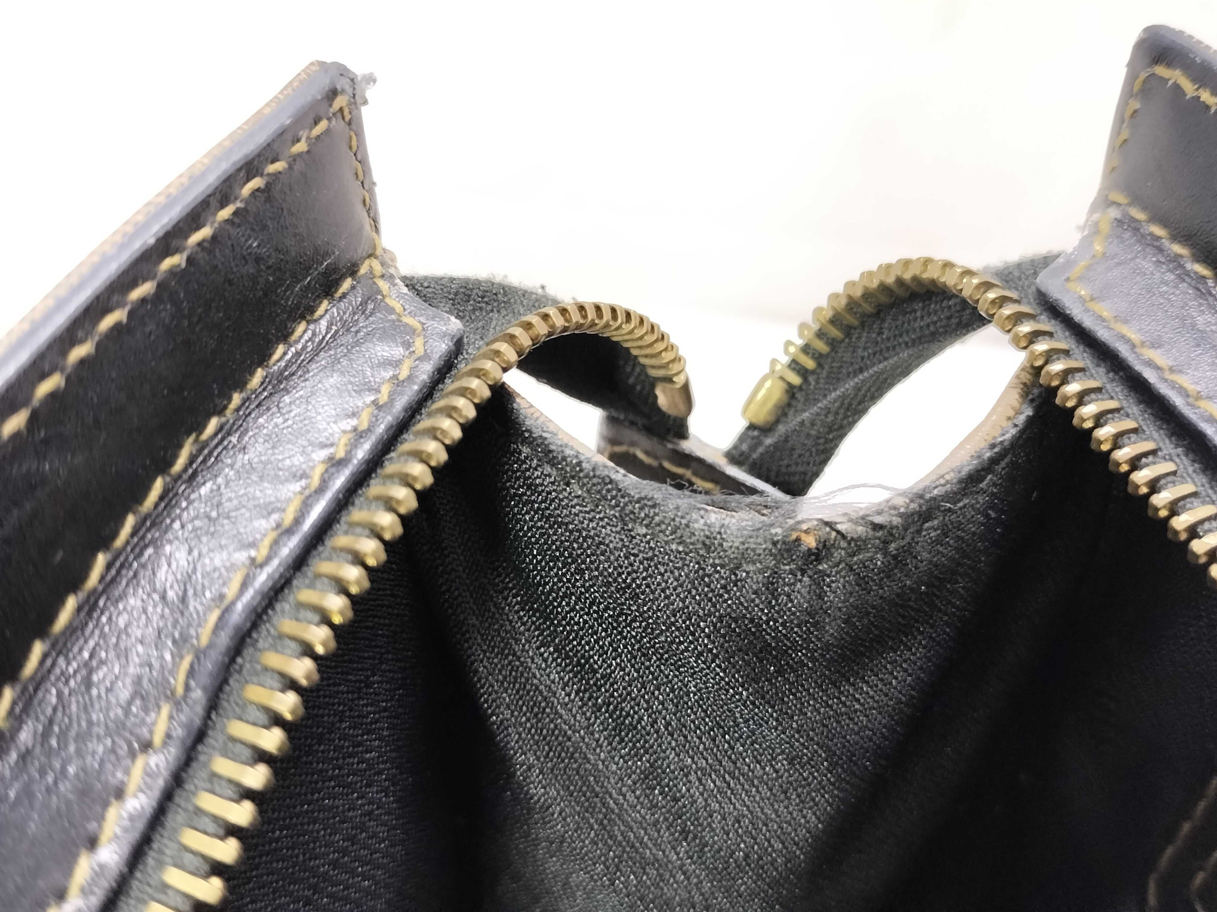 Vintage ROMA PVC x Leather Gold Hardware 2-way Shoulder Bag Tote Bag Handbag — view 13