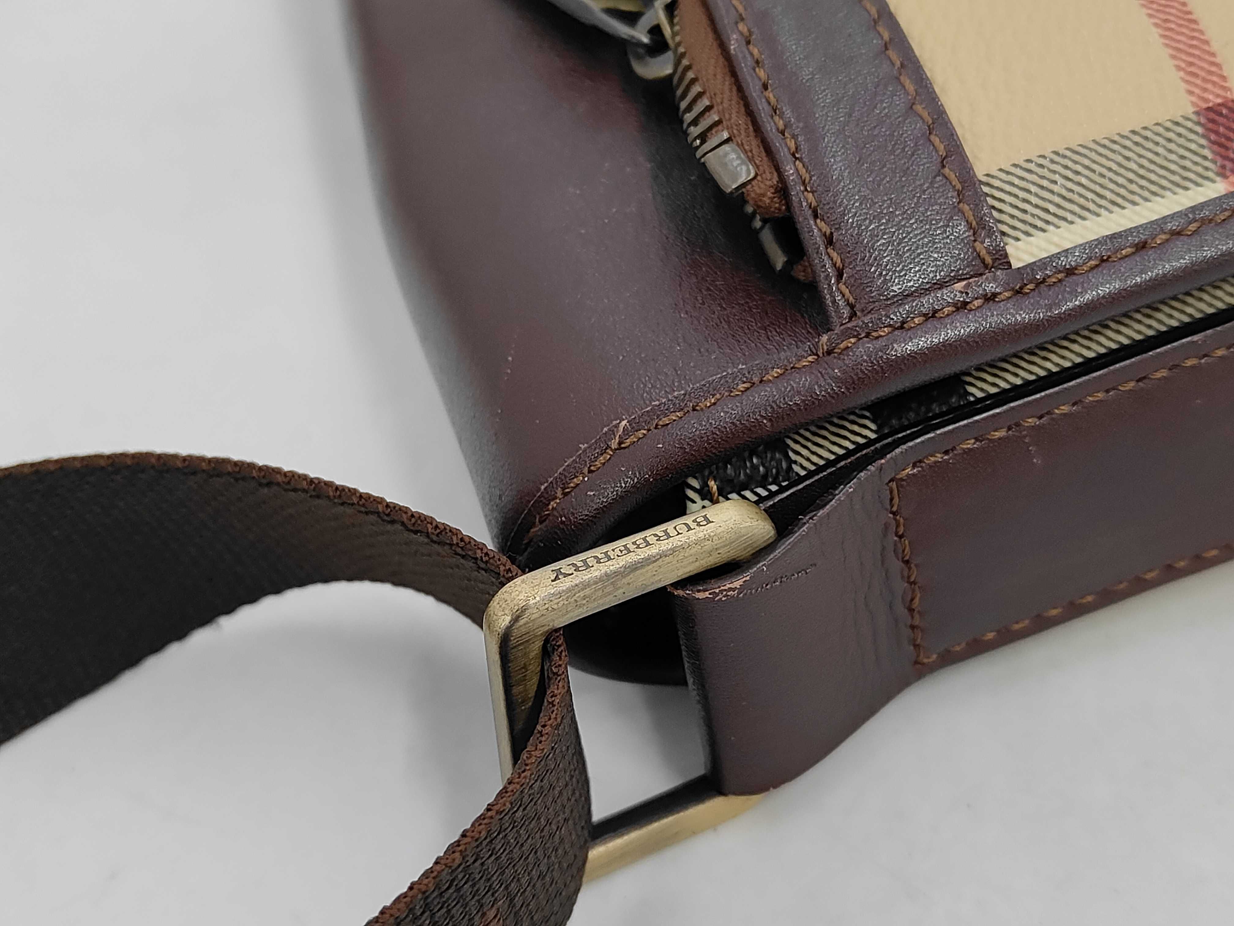 Shoulder Bag, PVC/Leather, Beige — view 5