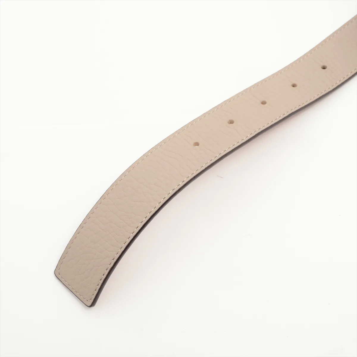 M9576 Ceinture LV Initials 30MM CA4173 Belt, 80 Leather, Beige. — view 3