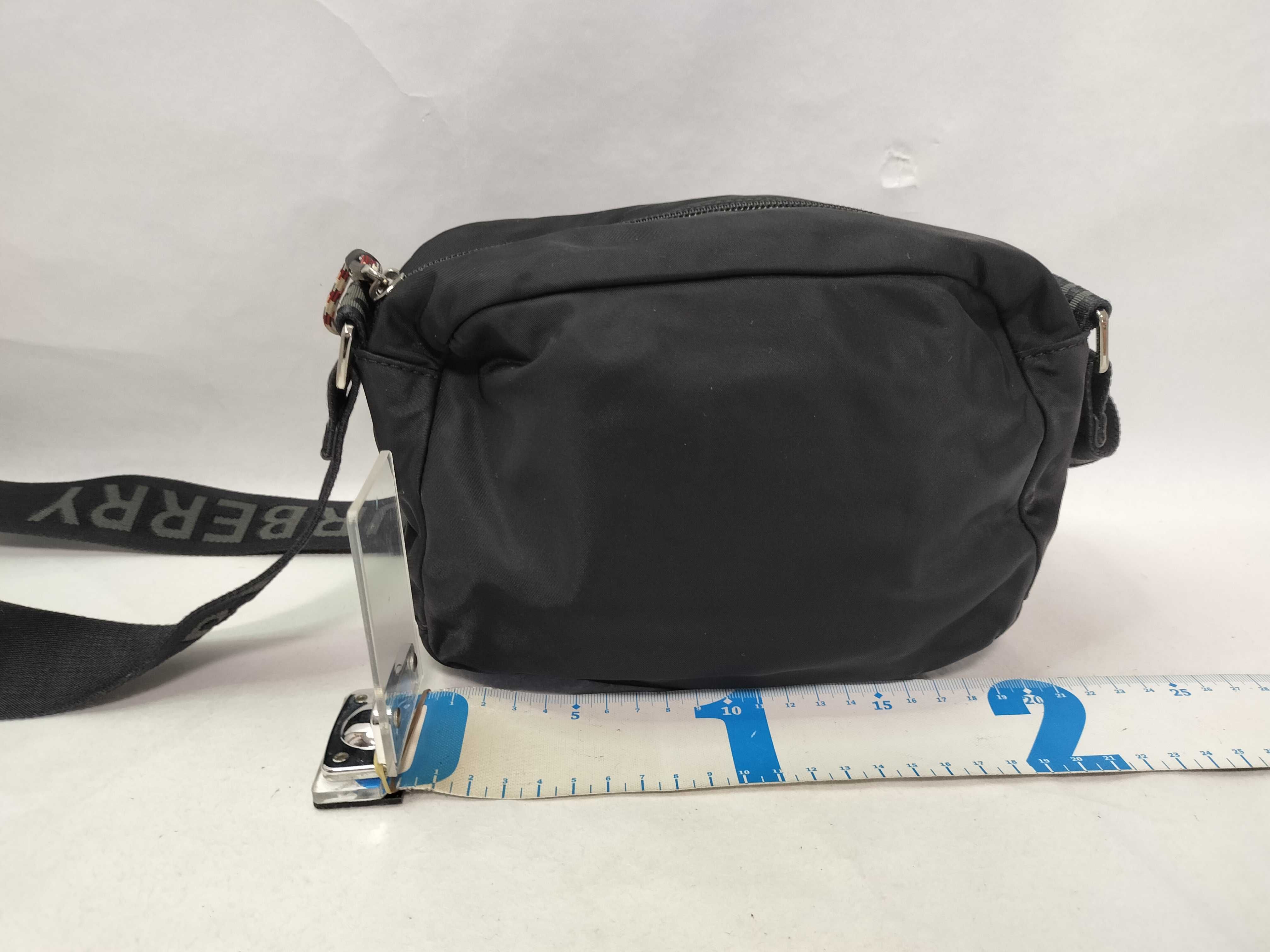 Nylon Shoulder Bag (Black) — view 2