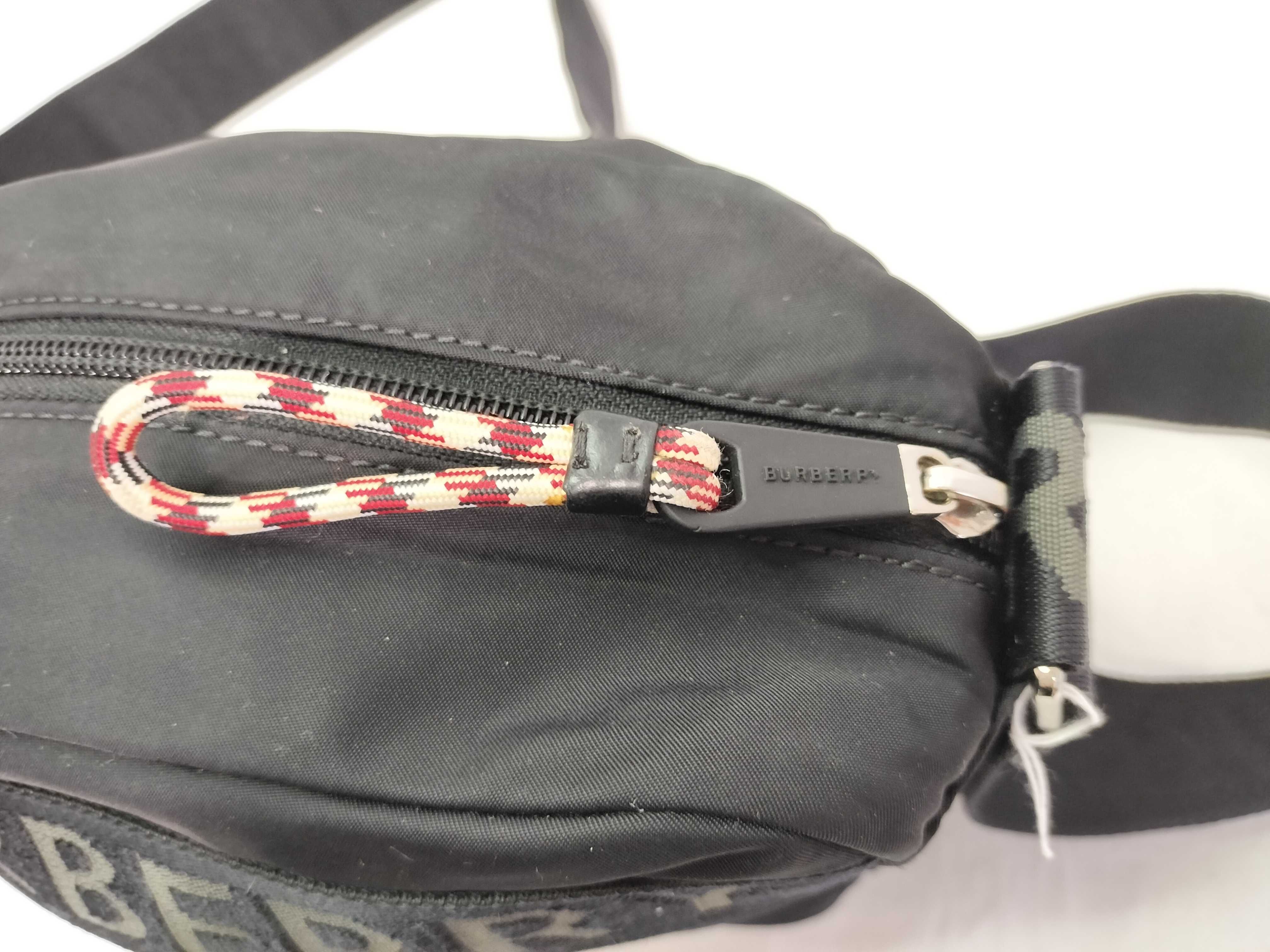 Nylon Shoulder Bag (Black) — view 12