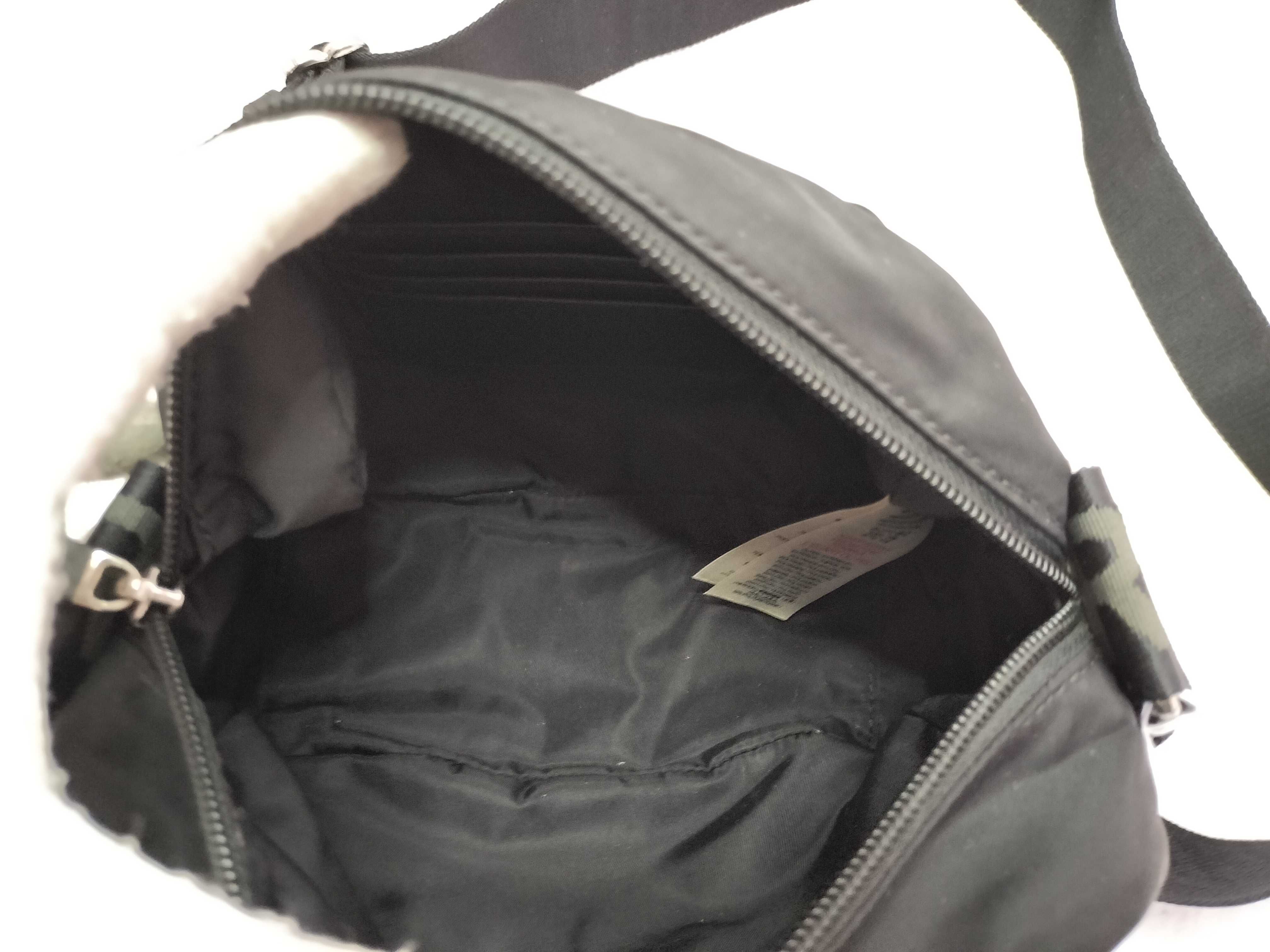Nylon Shoulder Bag (Black) — view 13