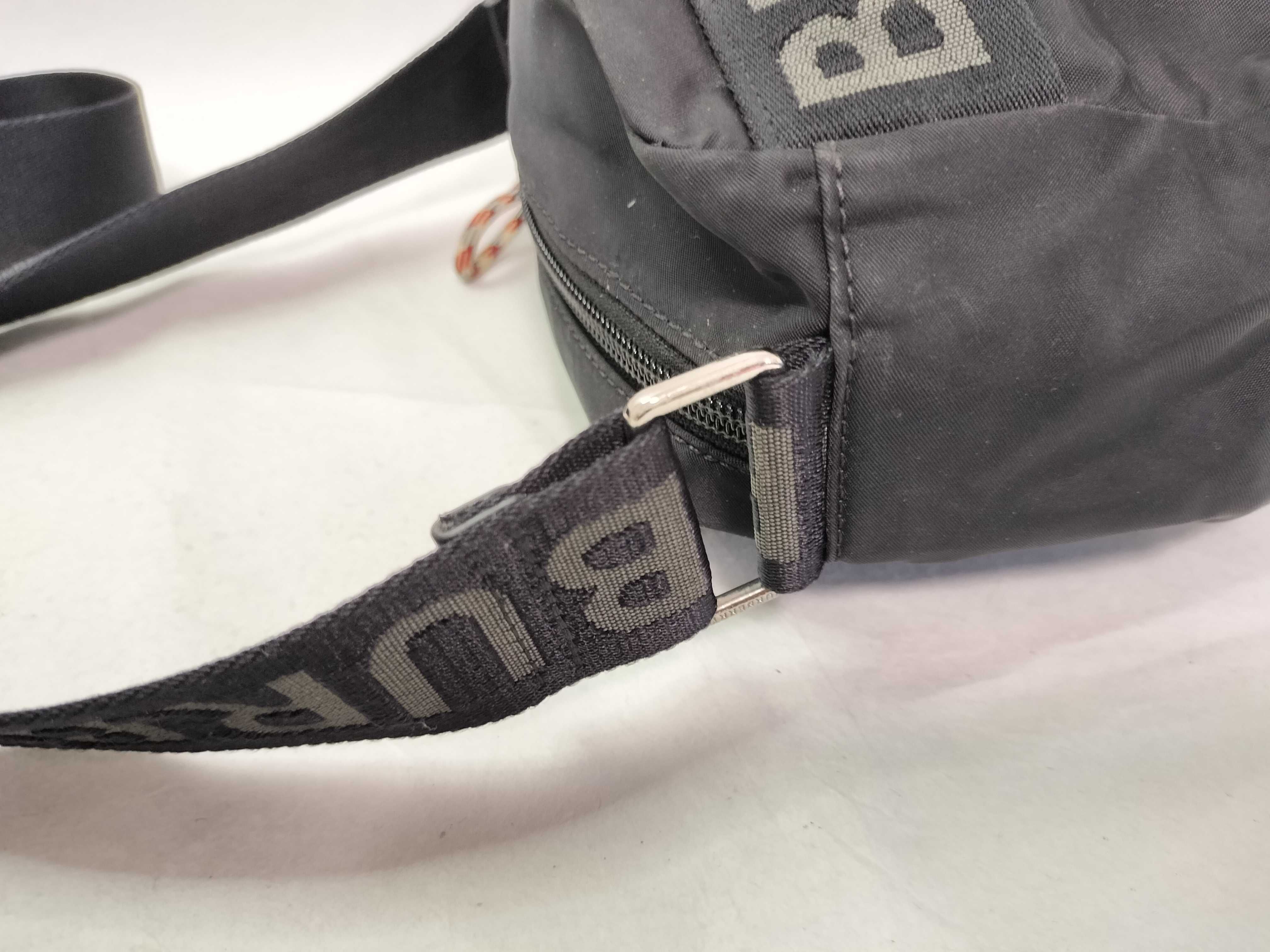 Nylon Shoulder Bag (Black) — view 7