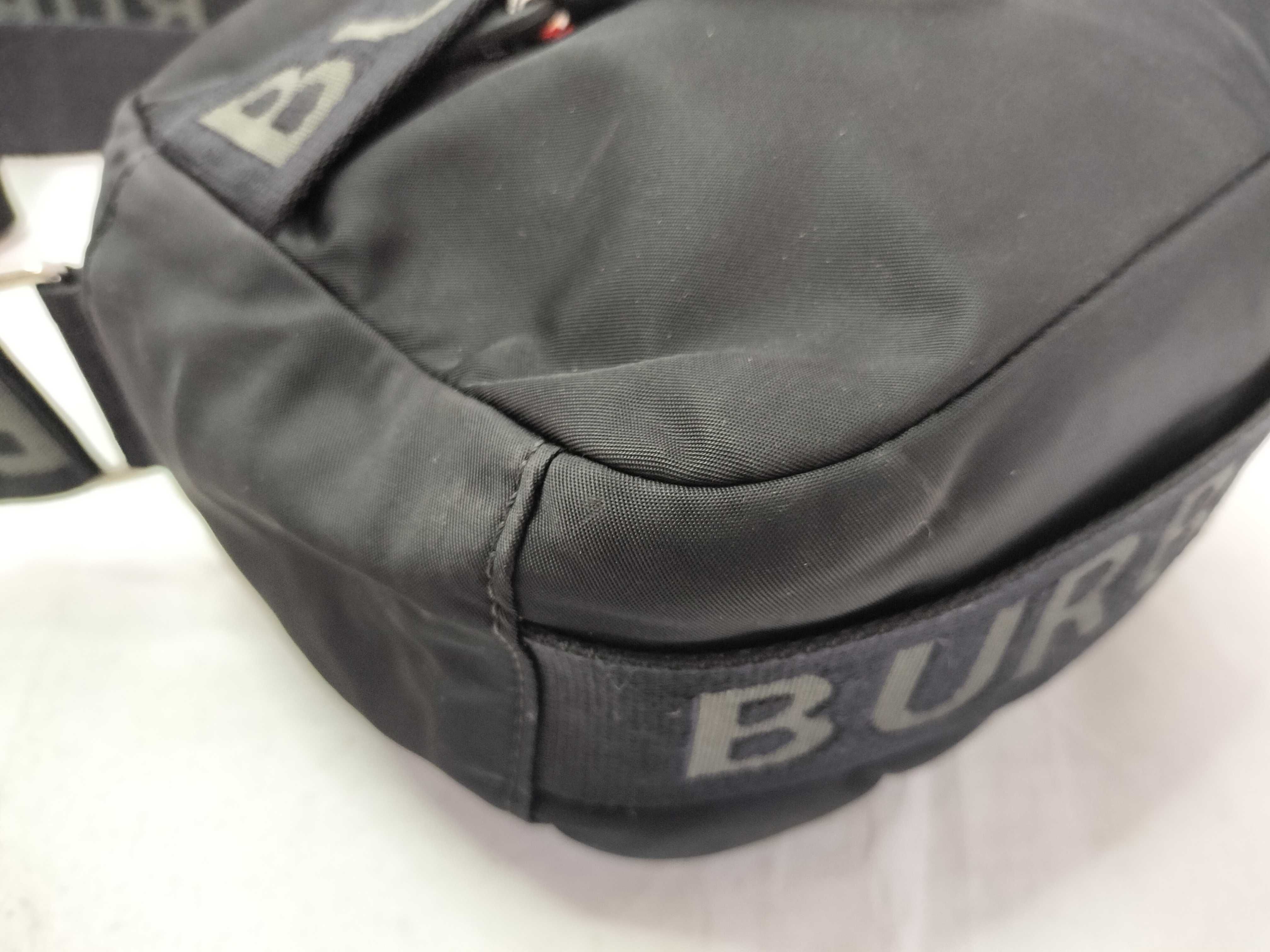 Nylon Shoulder Bag (Black) — view 9