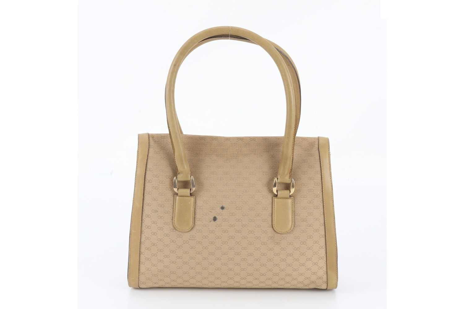 Micro GG Leather Tote Bag — view 3