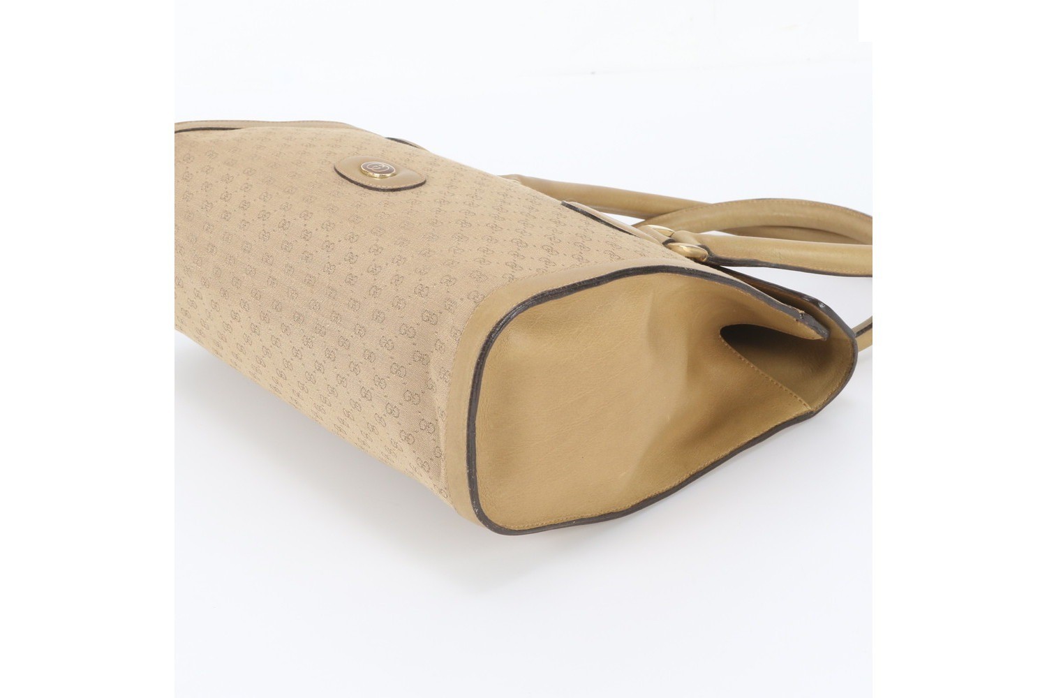 Micro GG Leather Tote Bag — view 4