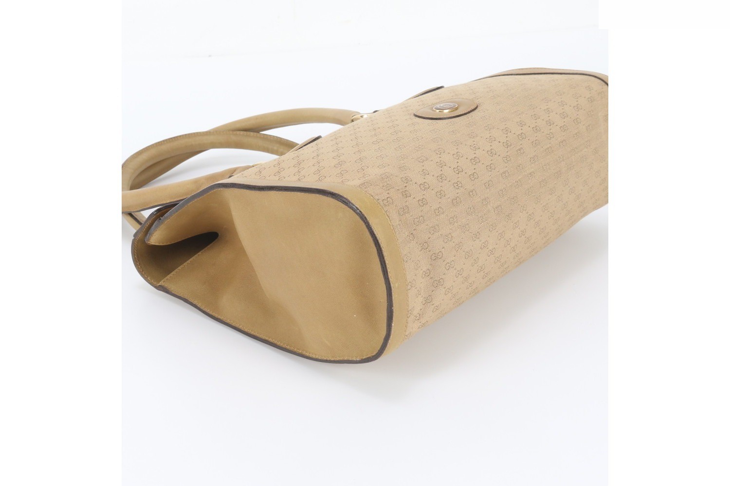 Micro GG Leather Tote Bag — view 5