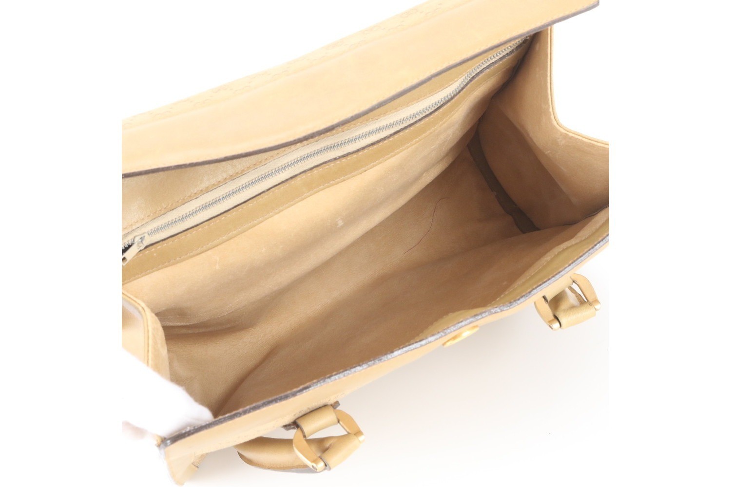 Micro GG Leather Tote Bag — view 8