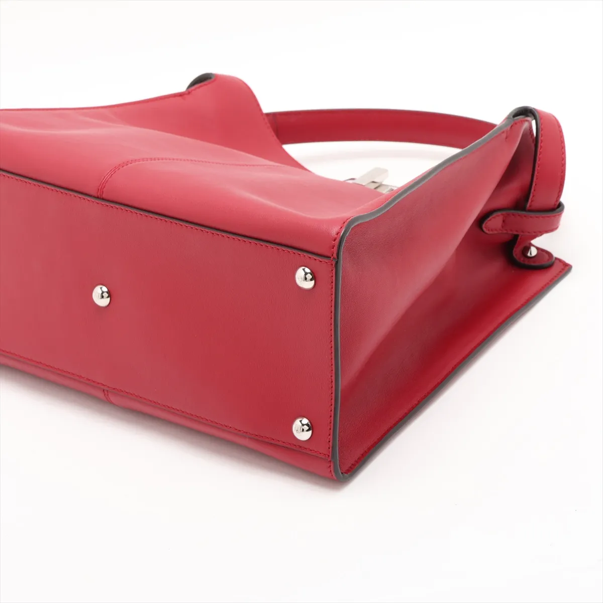 Peekaboo X-Lite Leather 2-Way Handbag, Red, 8BN310 — view 3