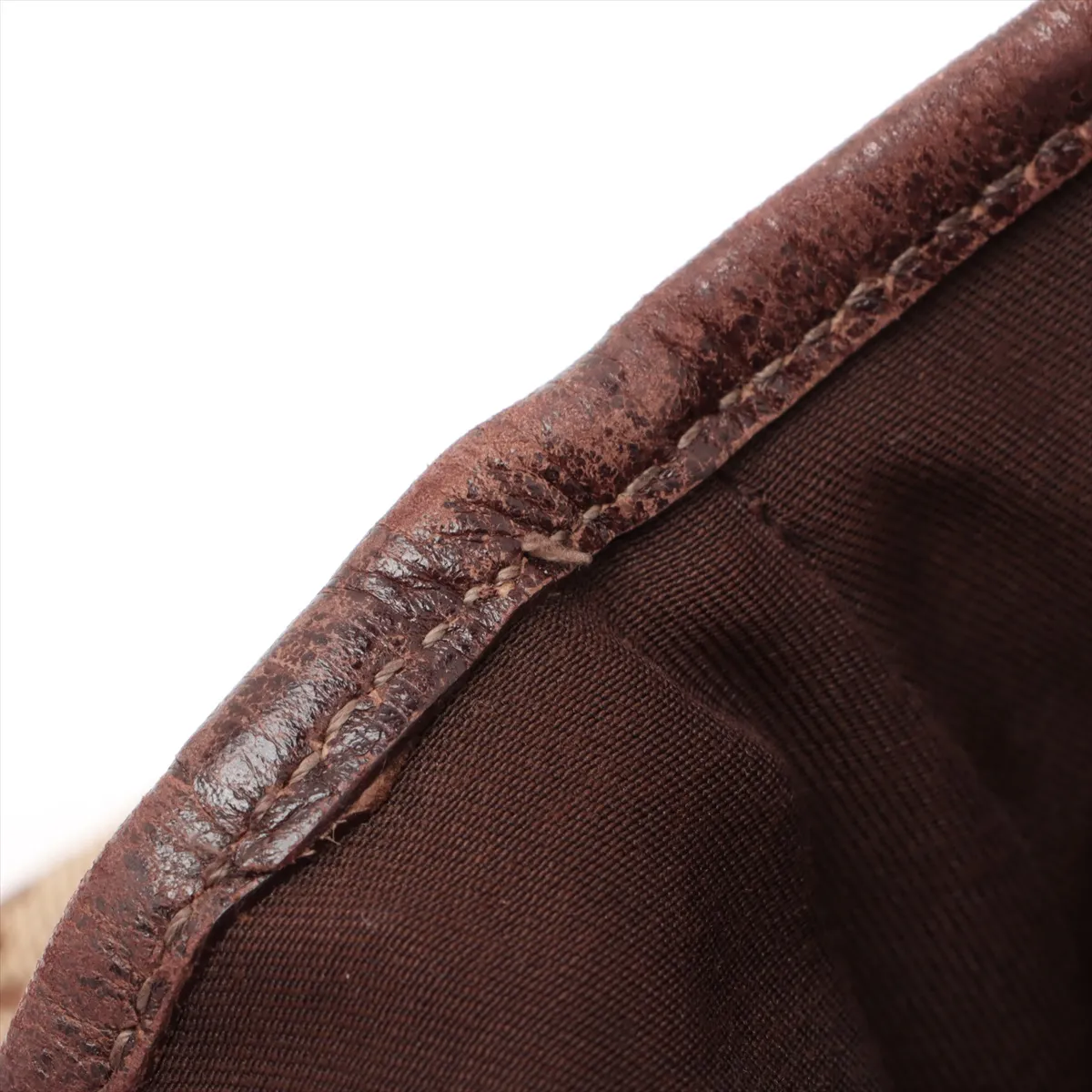 GG Canvas Abby Canvas x Leather Tote Bag Brown 130736 — view 15