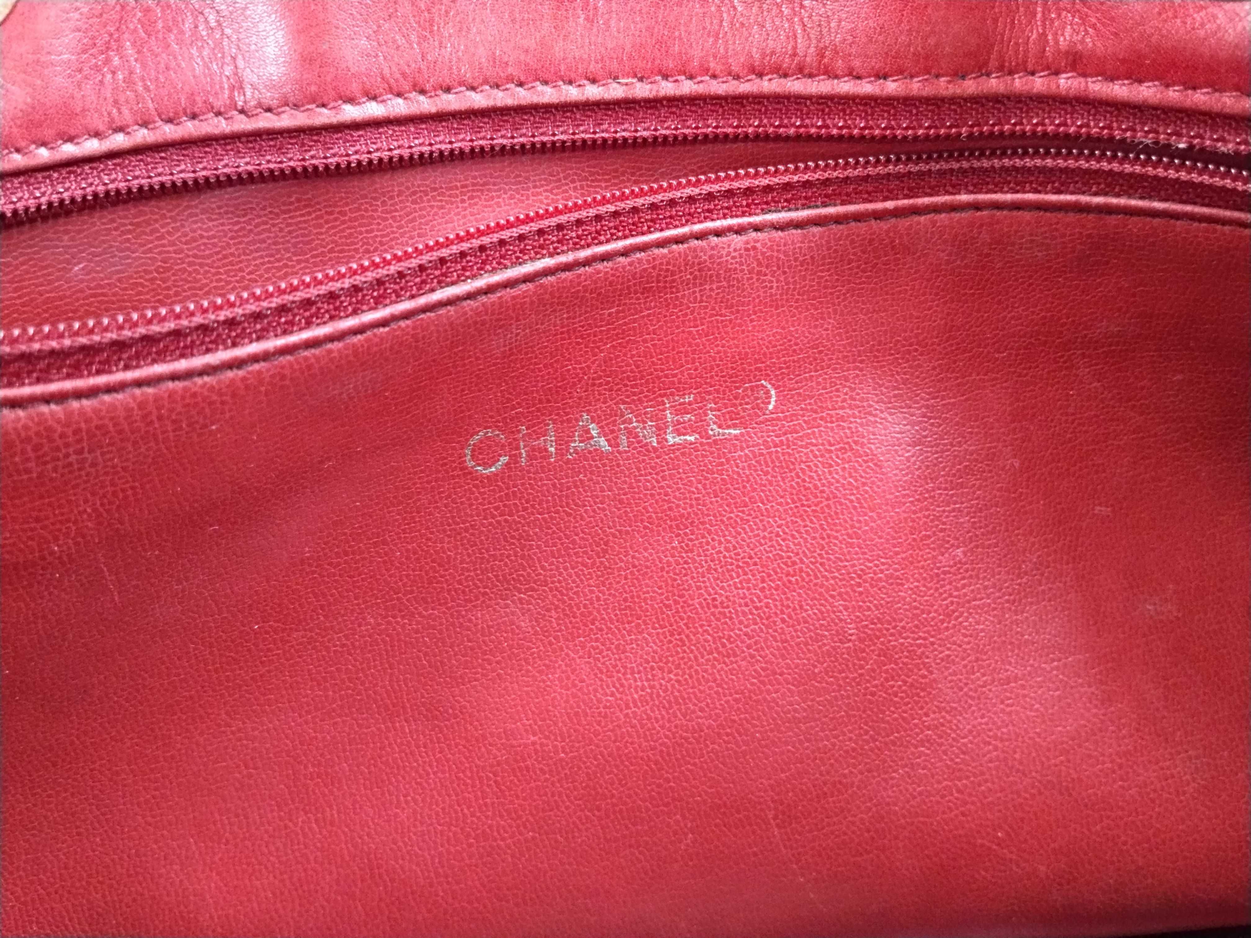 Lambskin Bicolore Chain Tote Bag — view 13