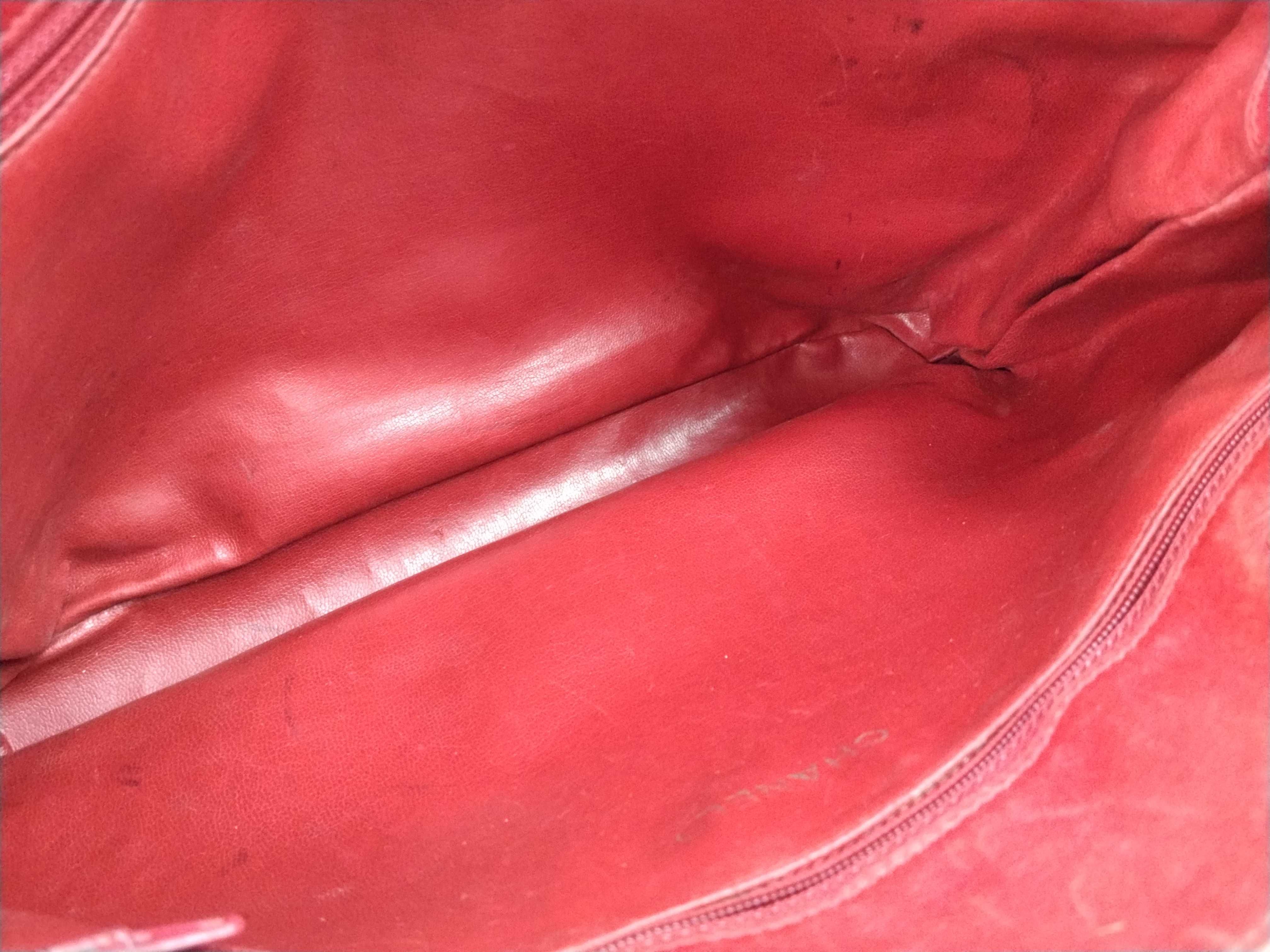 Lambskin Bicolore Chain Tote Bag — view 7