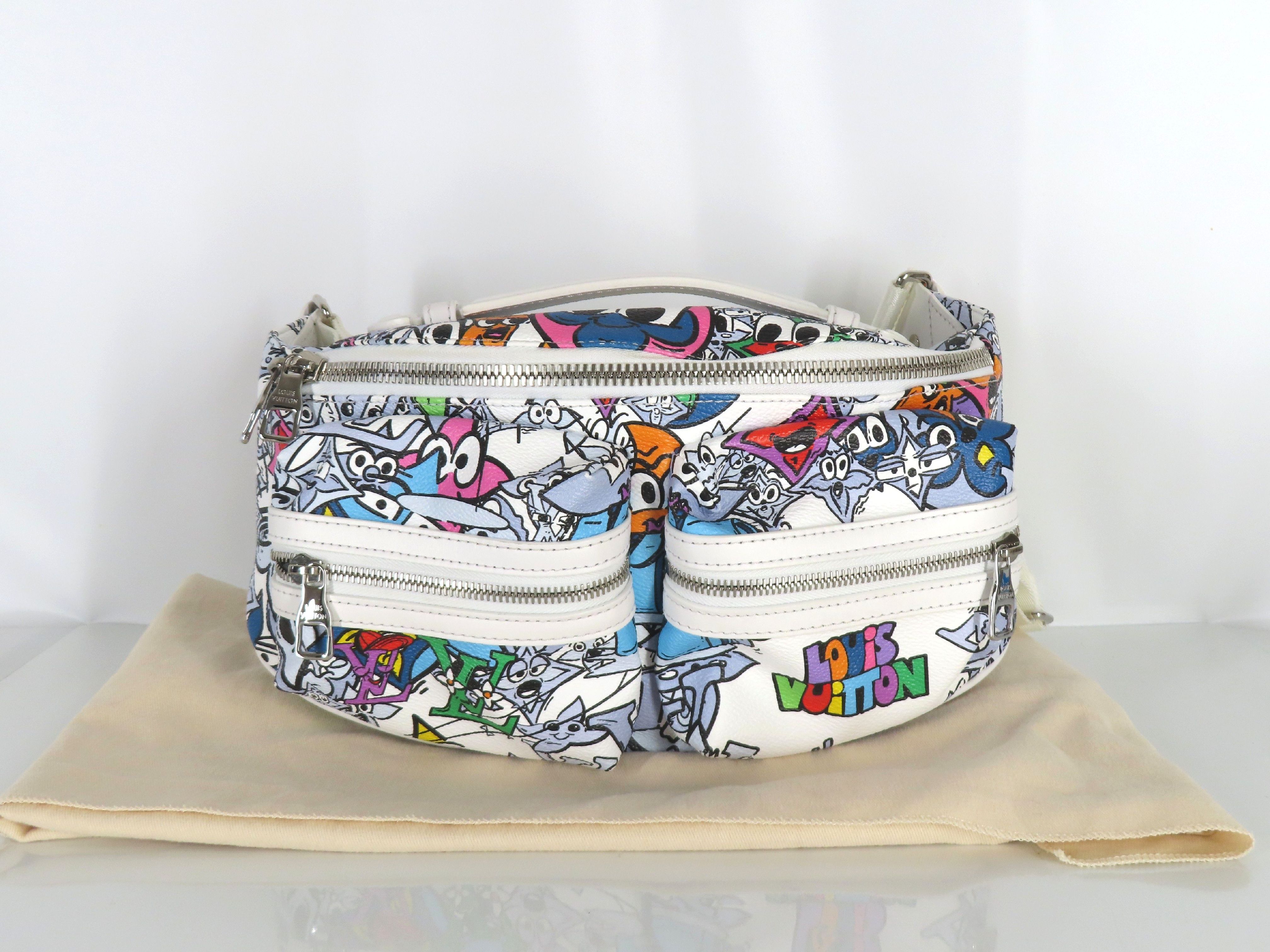 Monogram Comic Bum Bag Multi-Pocket IC M21853 Waist Bag