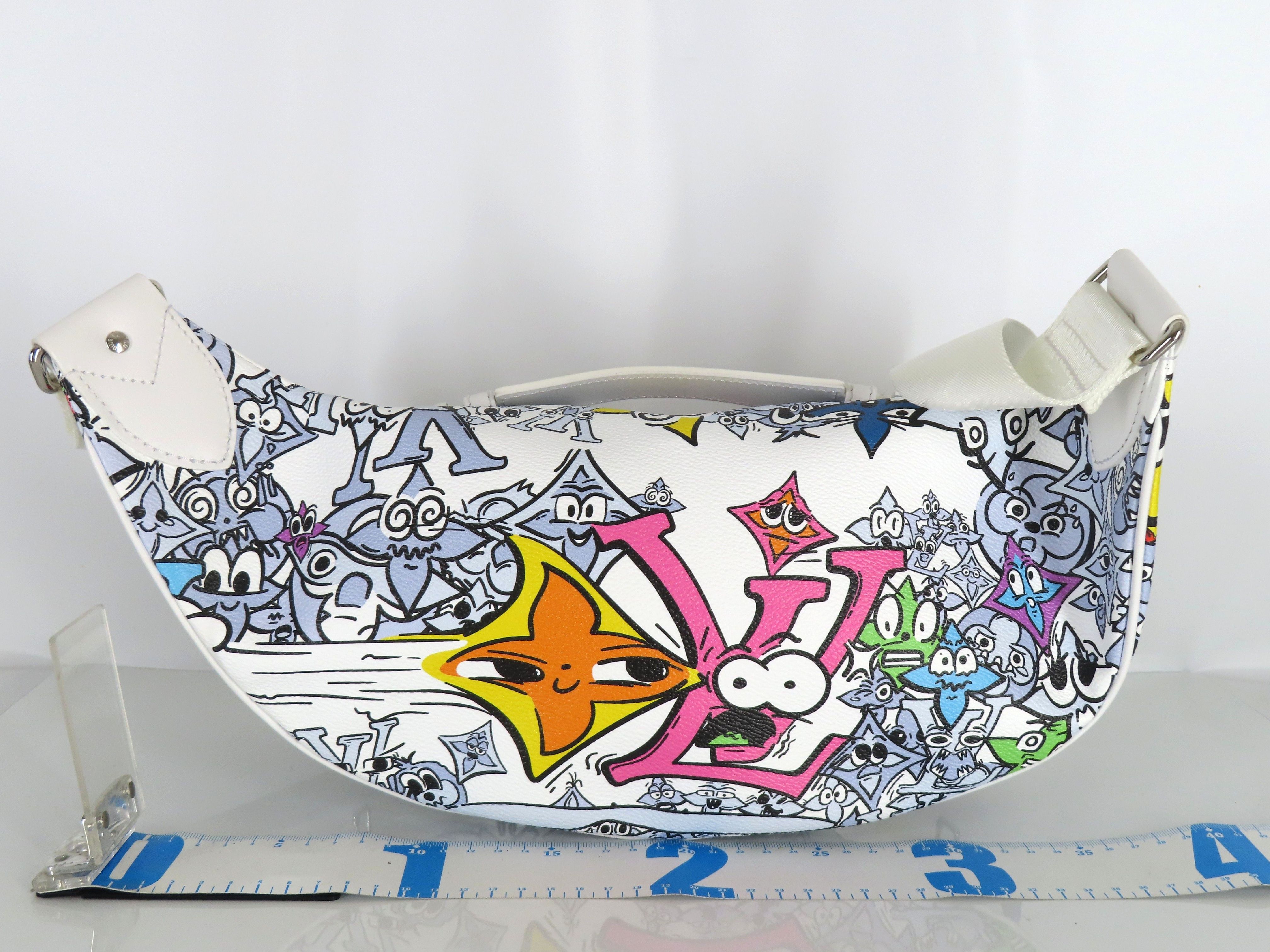 Monogram Comic Bum Bag Multi-Pocket IC M21853 Waist Bag — view 2
