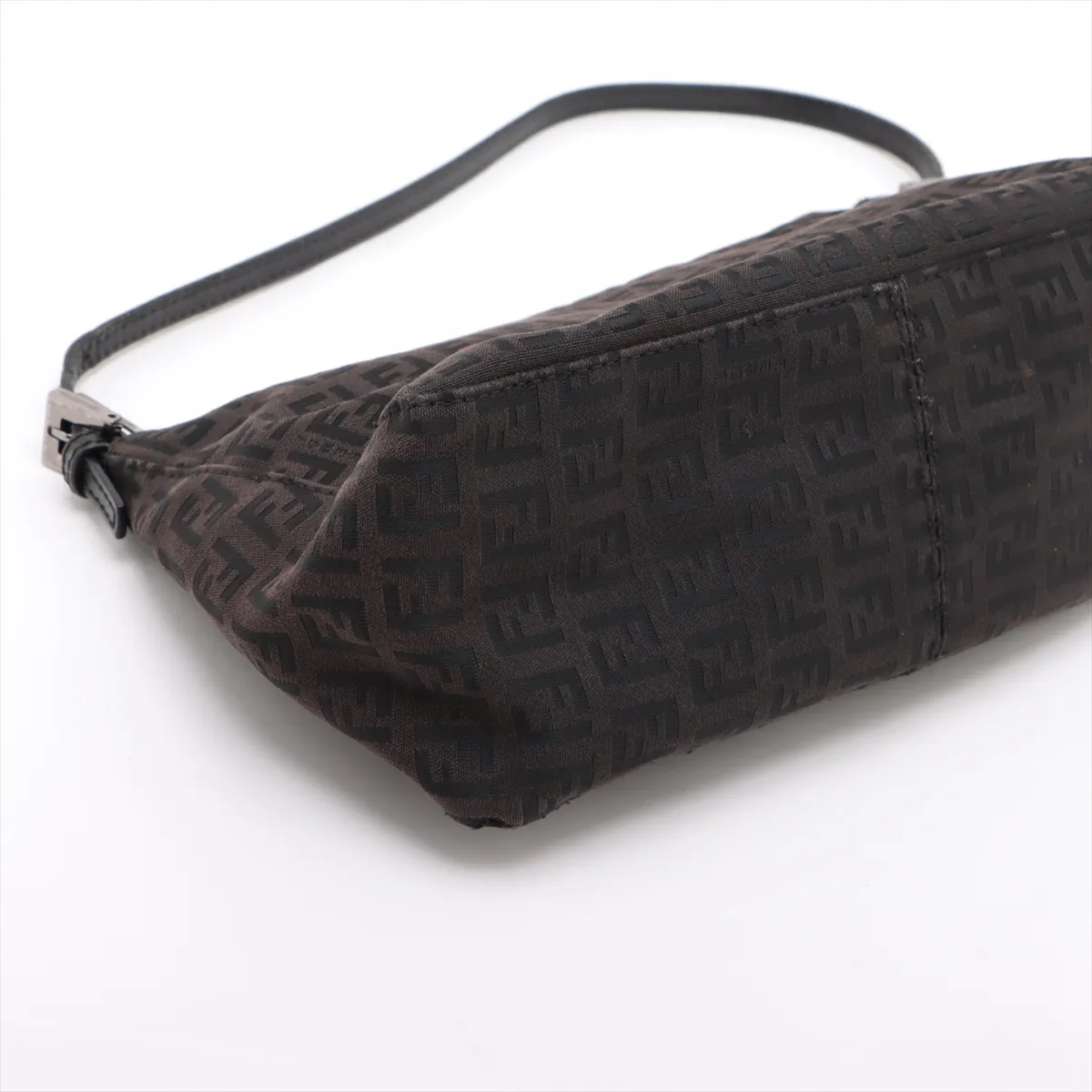 Zucchino Canvas x Leather Shoulder Bag Brown — view 4