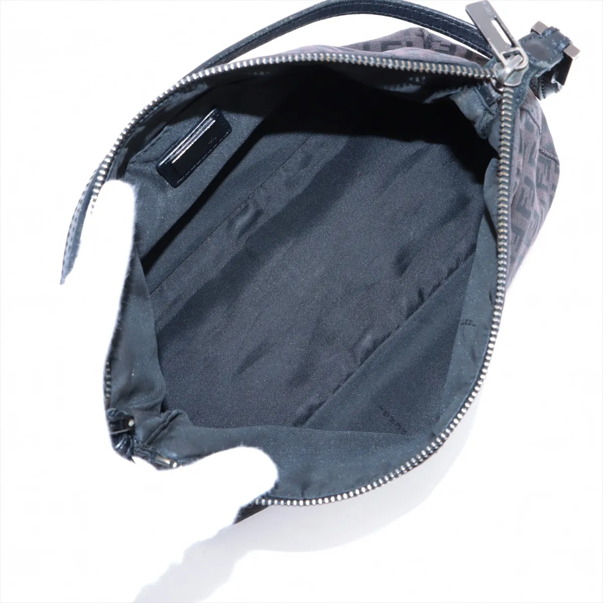 Zucchino Canvas x Leather Shoulder Bag Brown — view 7