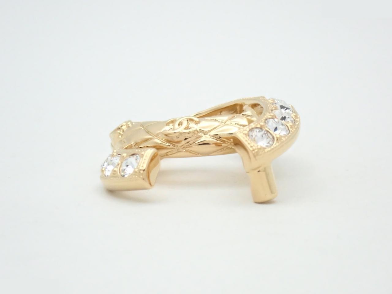 Coco Rhinestone Brooch C25C (with box) — view 3