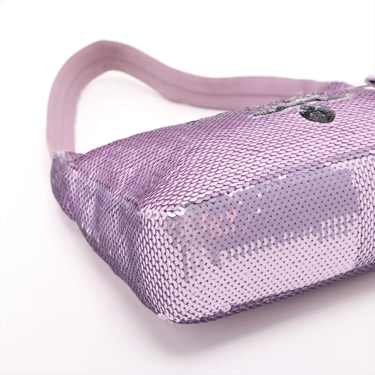 Reedition Sequin x Nylon Handbag Purple — view 4