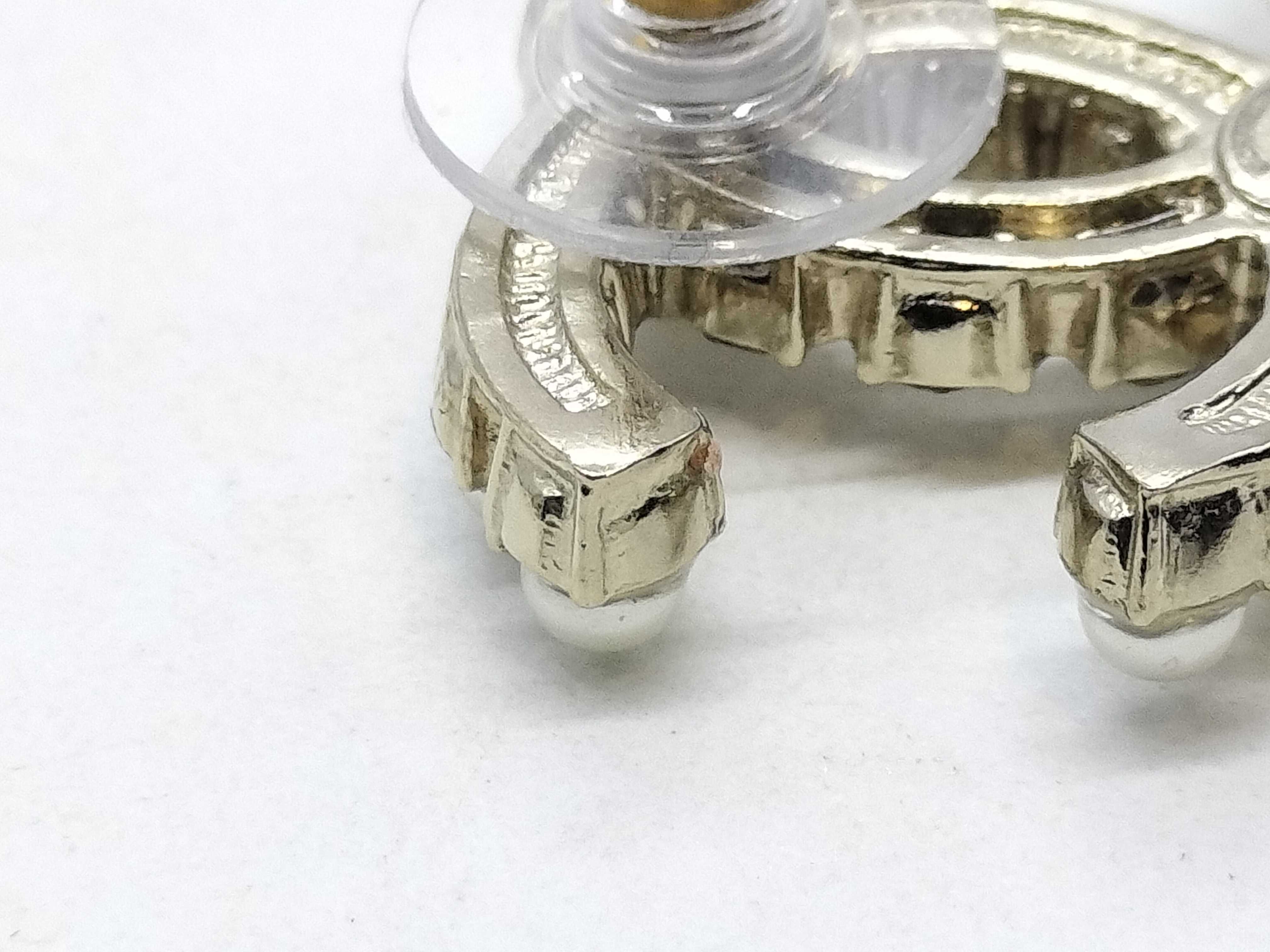 B20B Rhinestone and Faux Pearl Earring Set — view 10