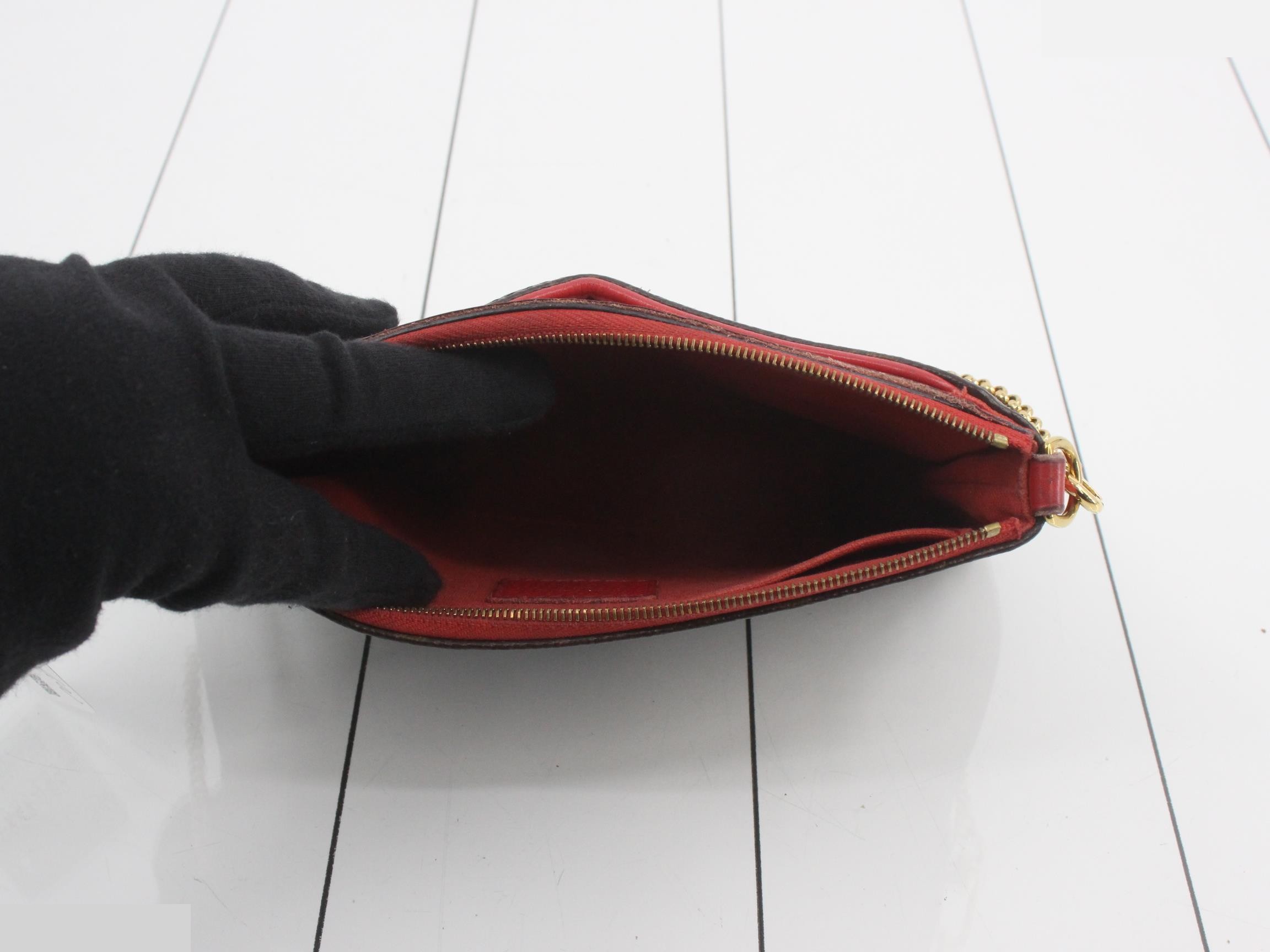 Monogram Pallas Clutch Cerise Shoulder Bag — view 4