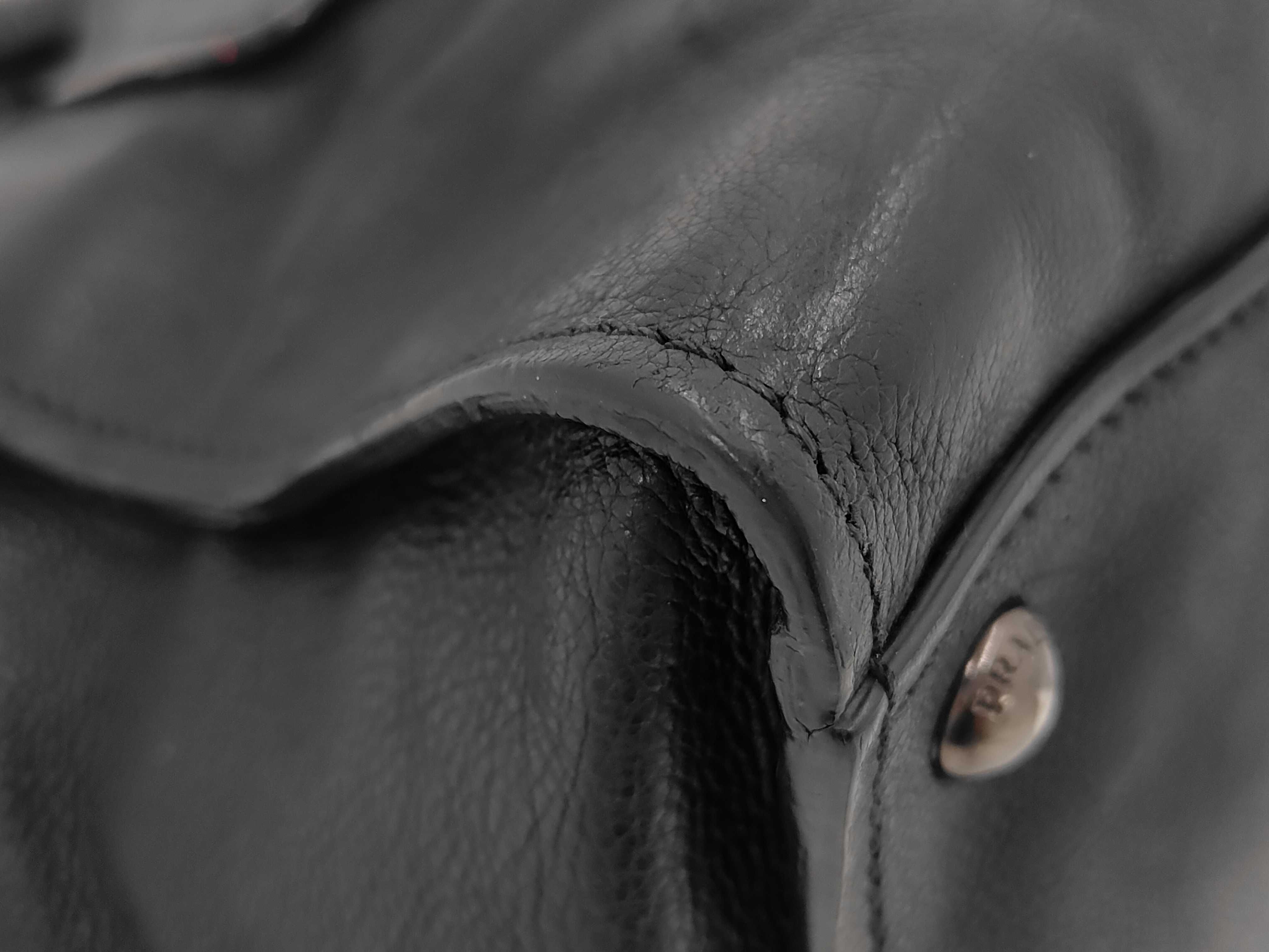 handbag, leather, black handbag — view 3