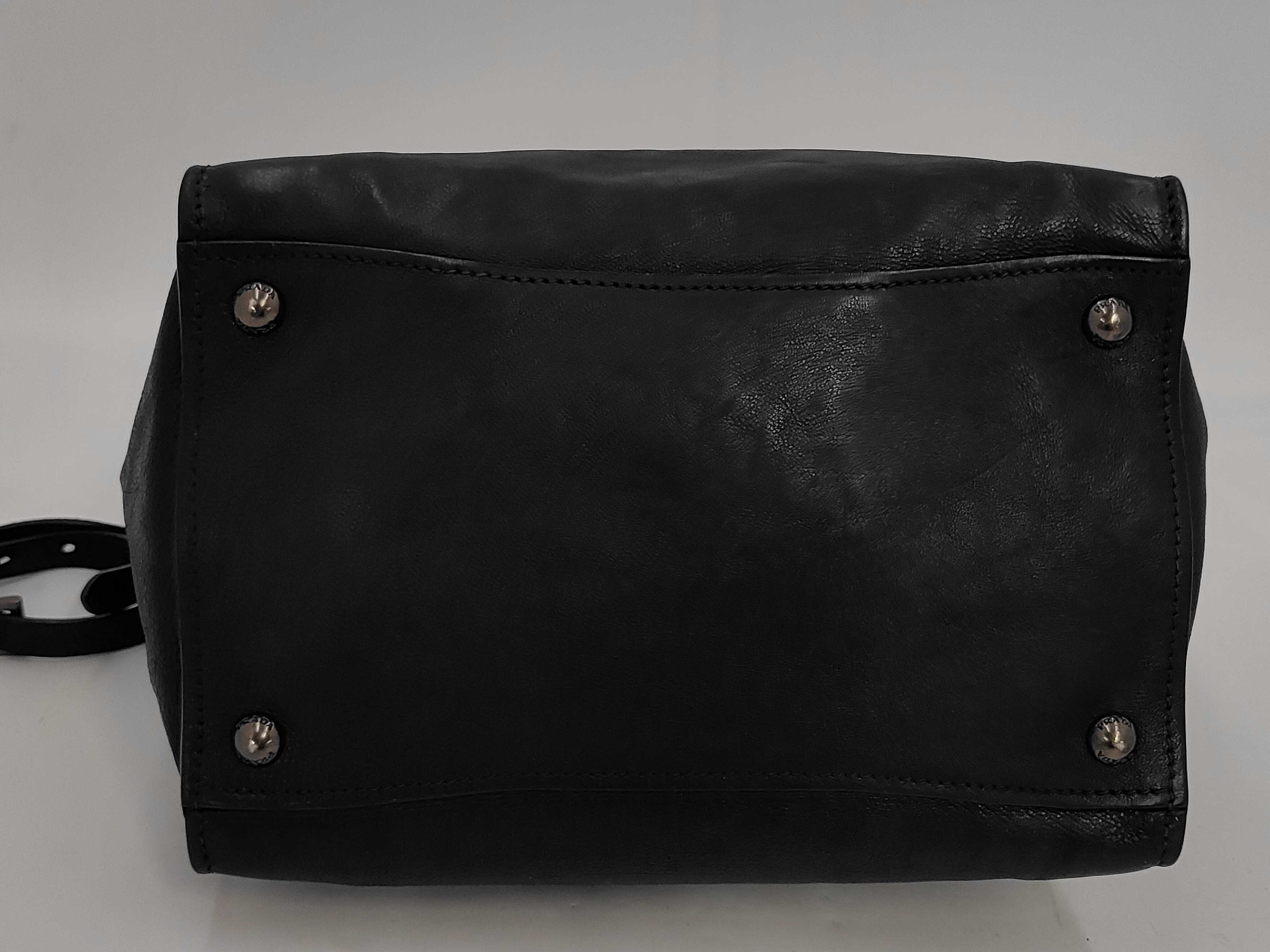 handbag, leather, black handbag — view 4
