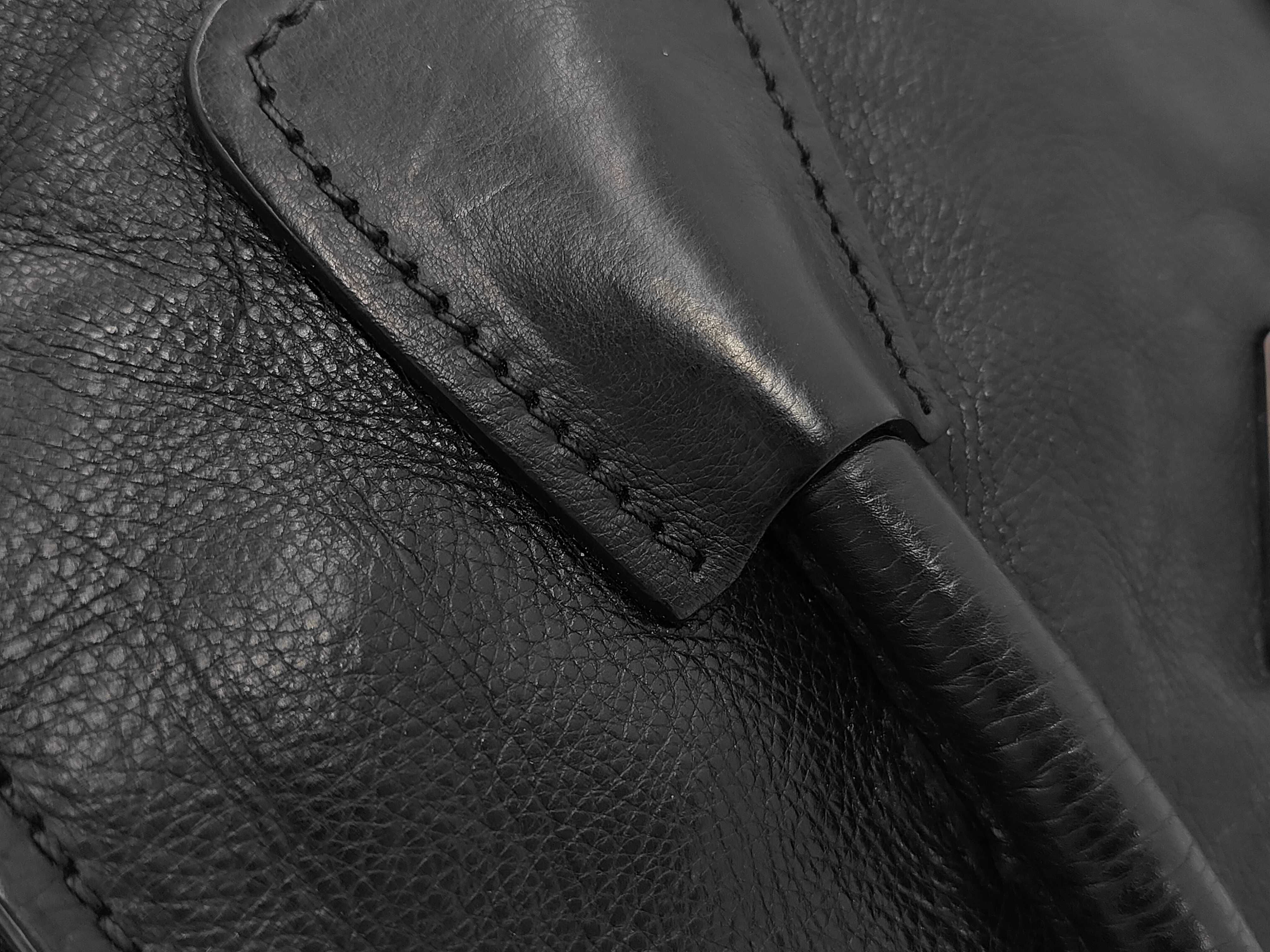 handbag, leather, black handbag — view 7