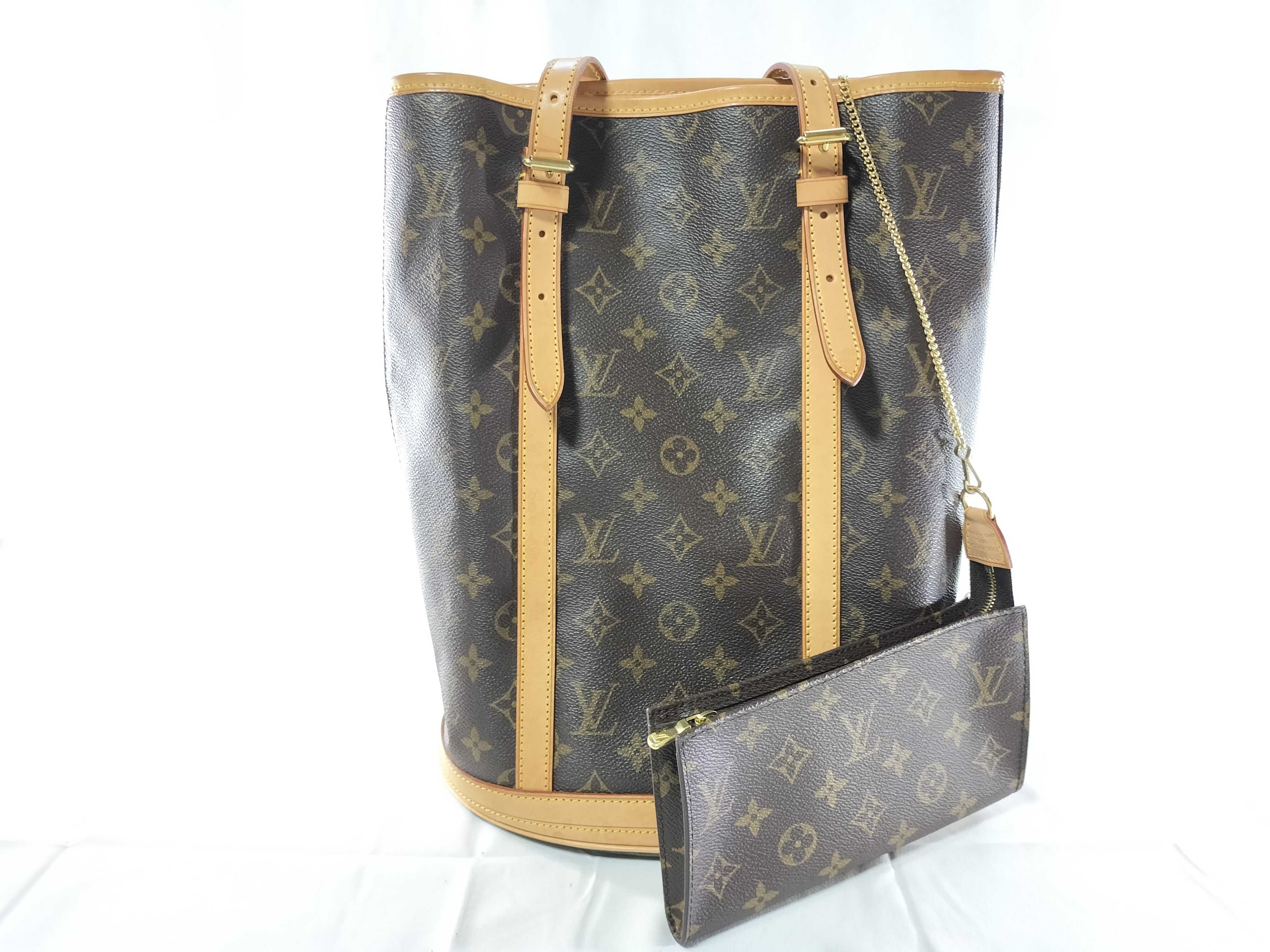 Monogram Bucket GM Shoulder Bag with Pouch