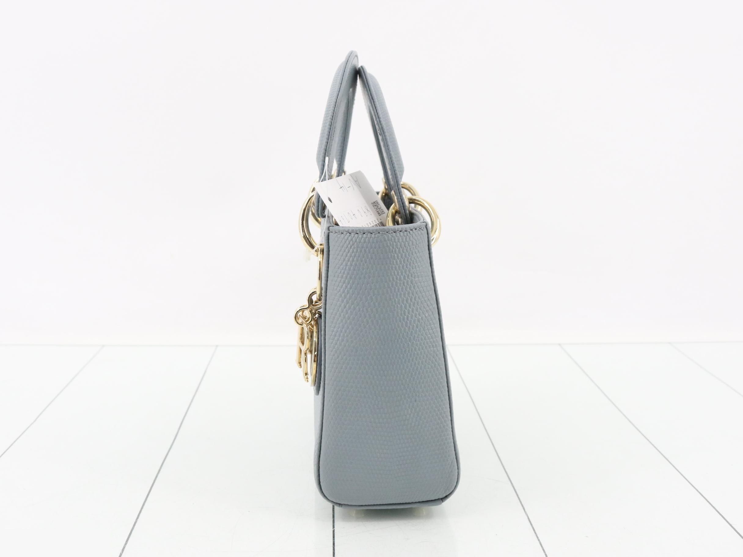 Lady Dior Lizard 2-Way Handbag — view 3
