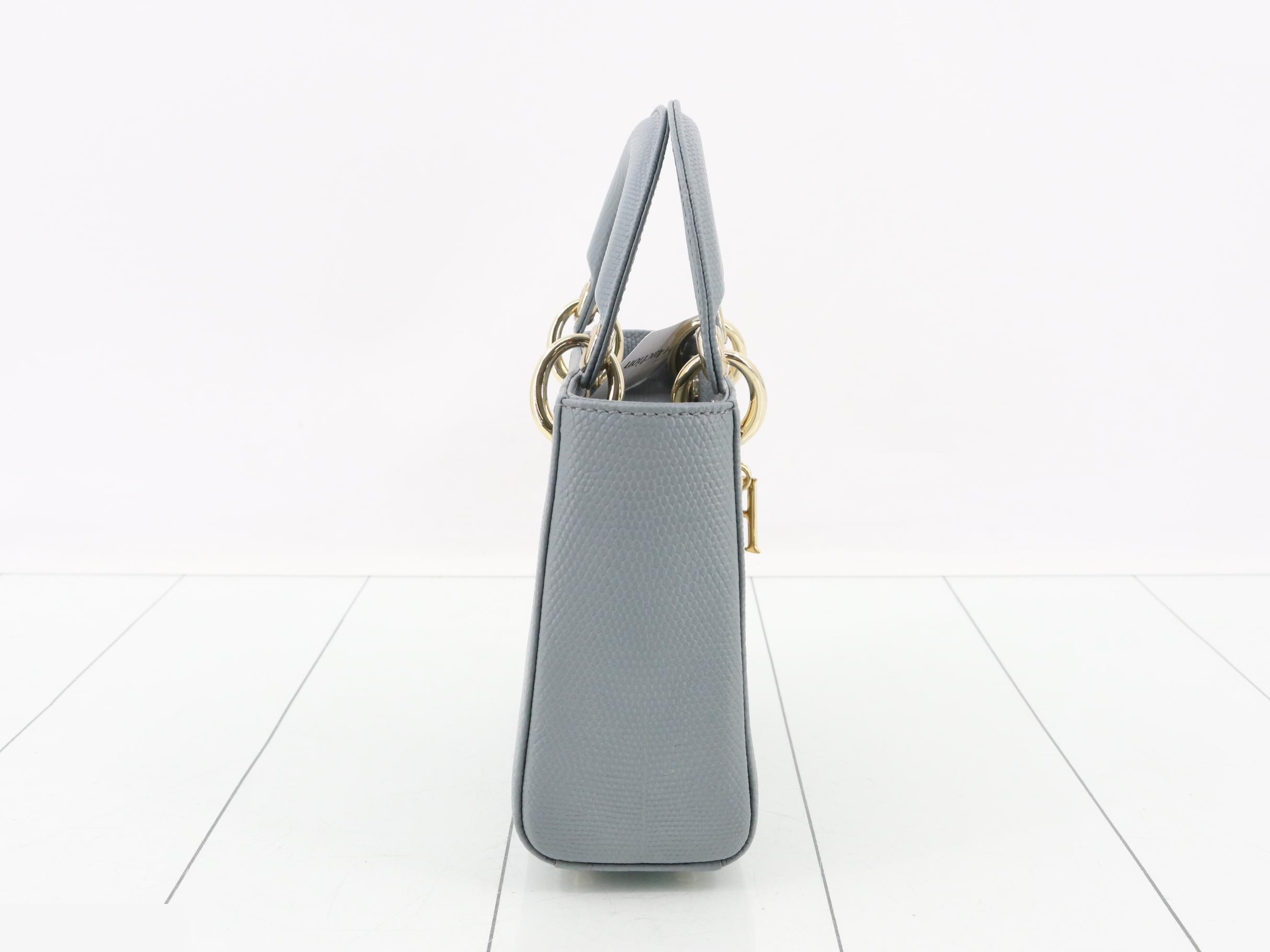 Lady Dior Lizard 2-Way Handbag — view 4