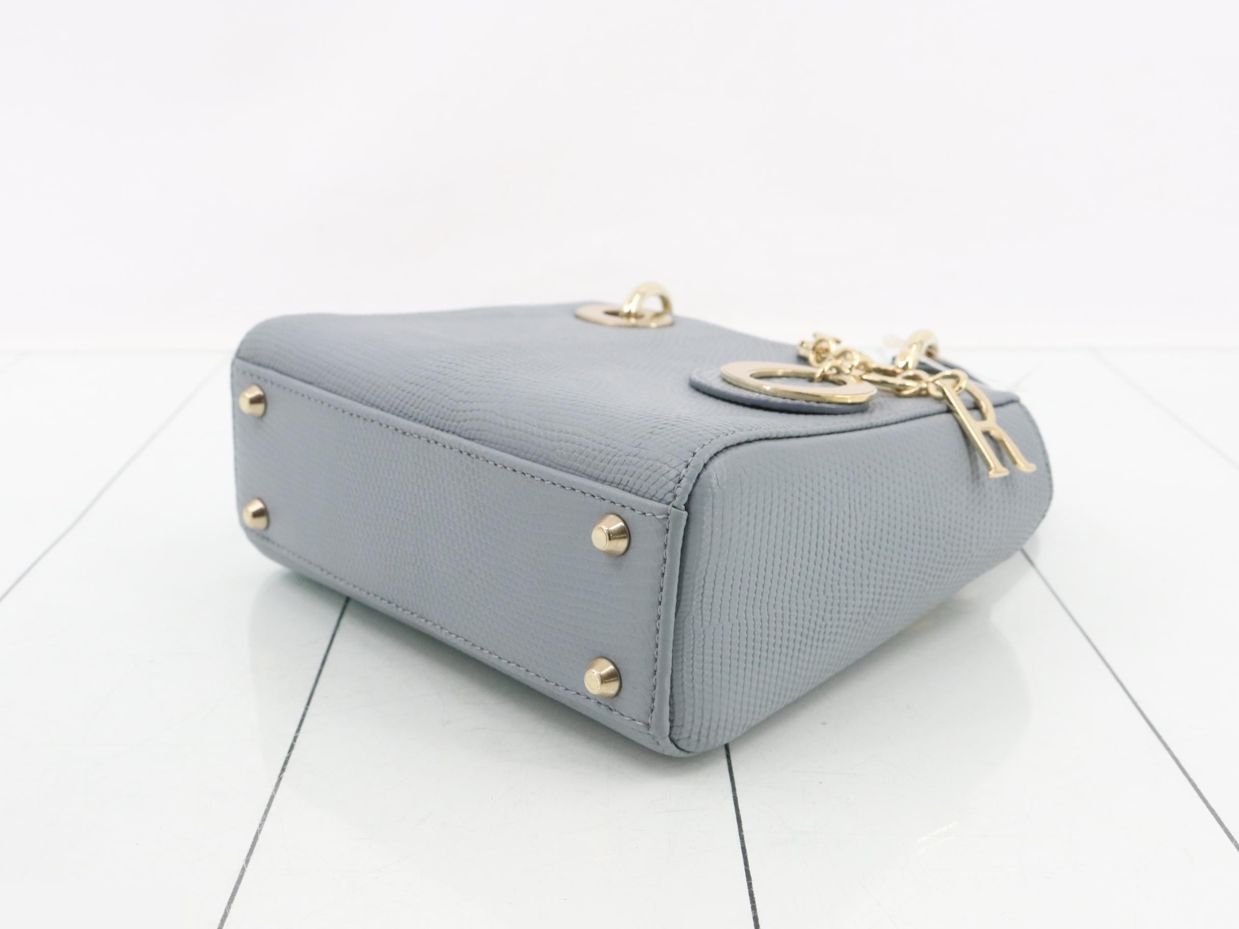 Lady Dior Lizard 2-Way Handbag — view 6