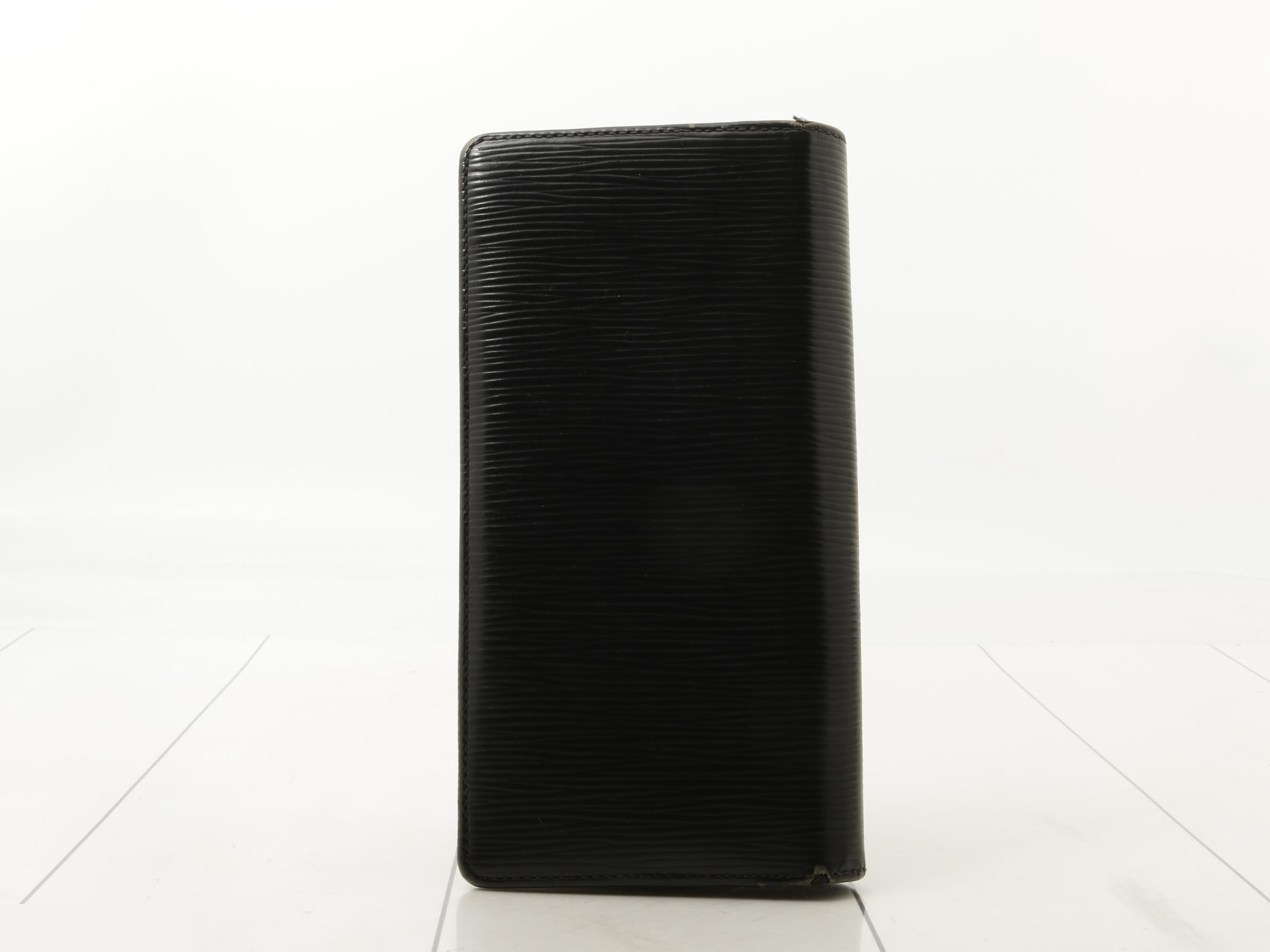 Portefeuille Brazza Noir Epi Long Wallet — view 2
