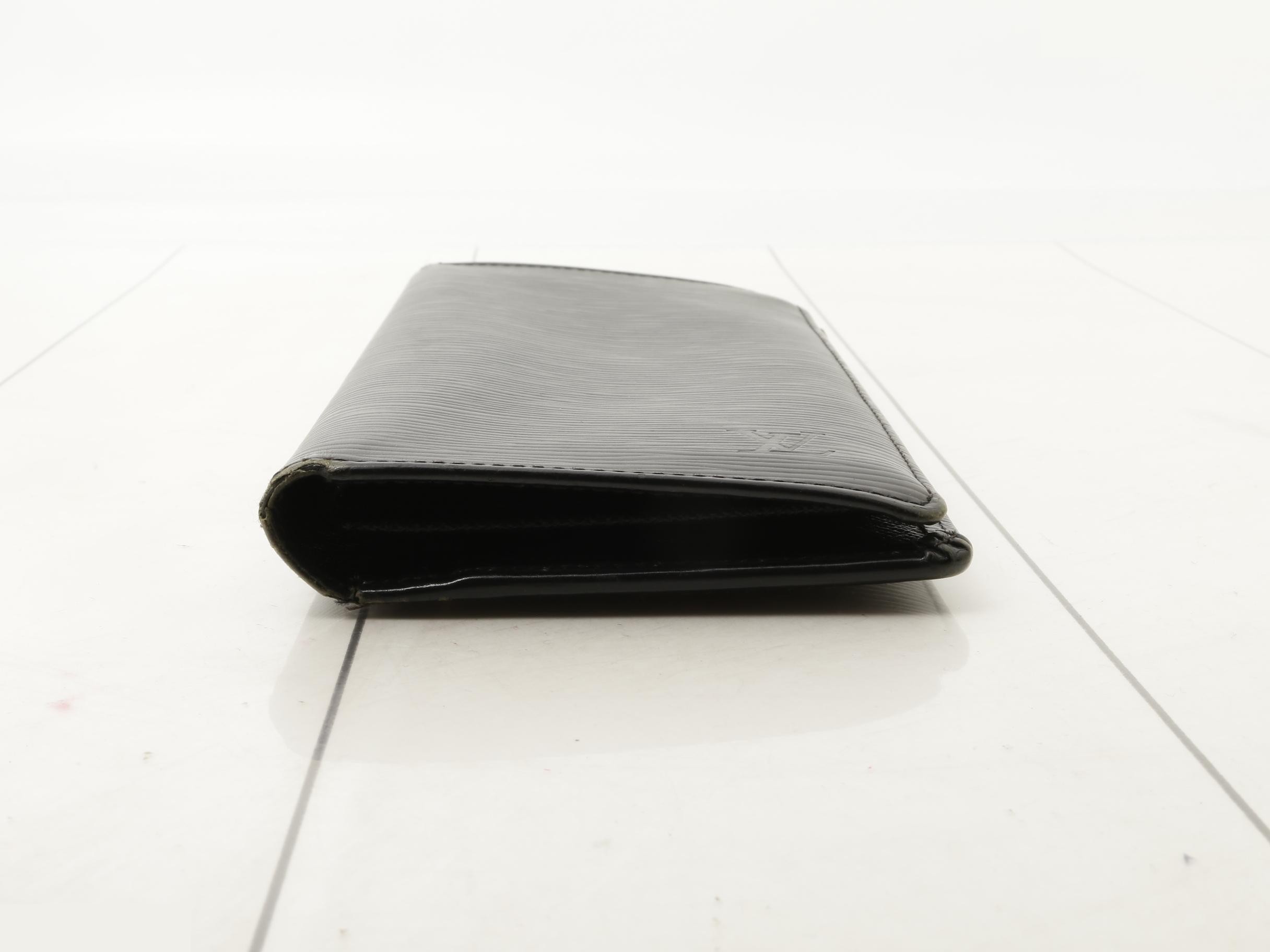 Portefeuille Brazza Noir Epi Long Wallet — view 3