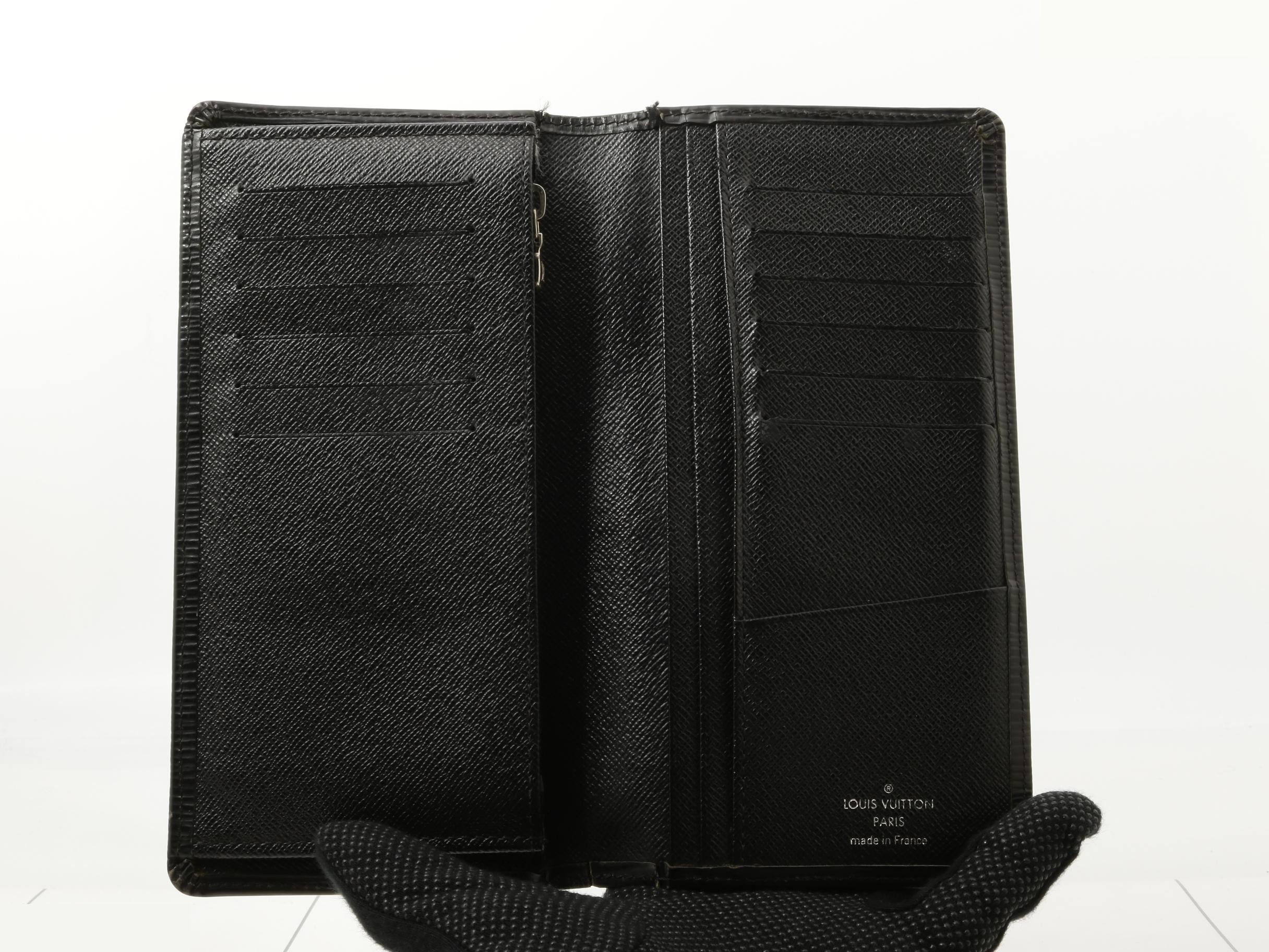 Portefeuille Brazza Noir Epi Long Wallet — view 4