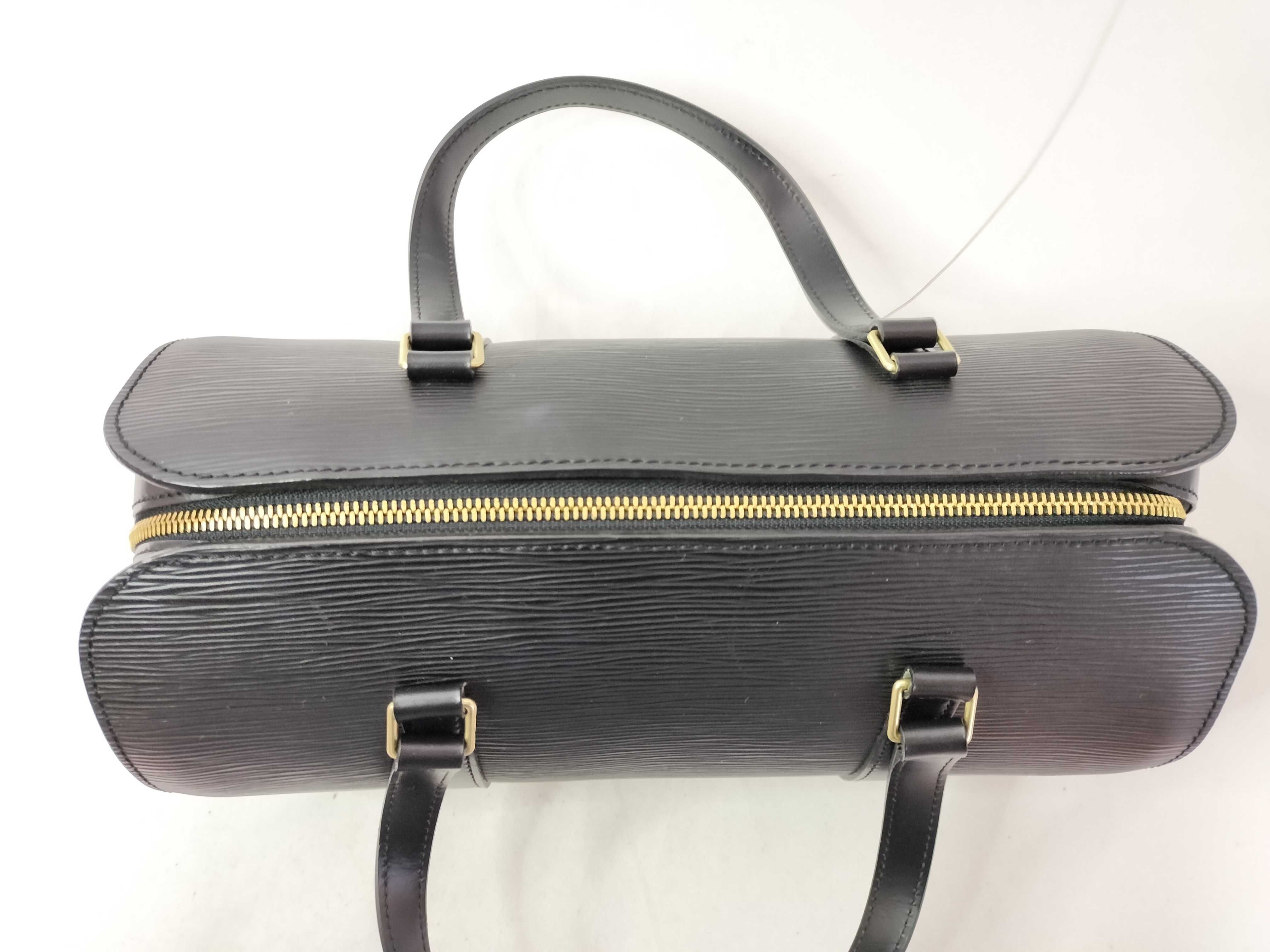 Epi Soufflot M52222 AR0949 Black Pouch Handbag (Damaged Strap) — view 11