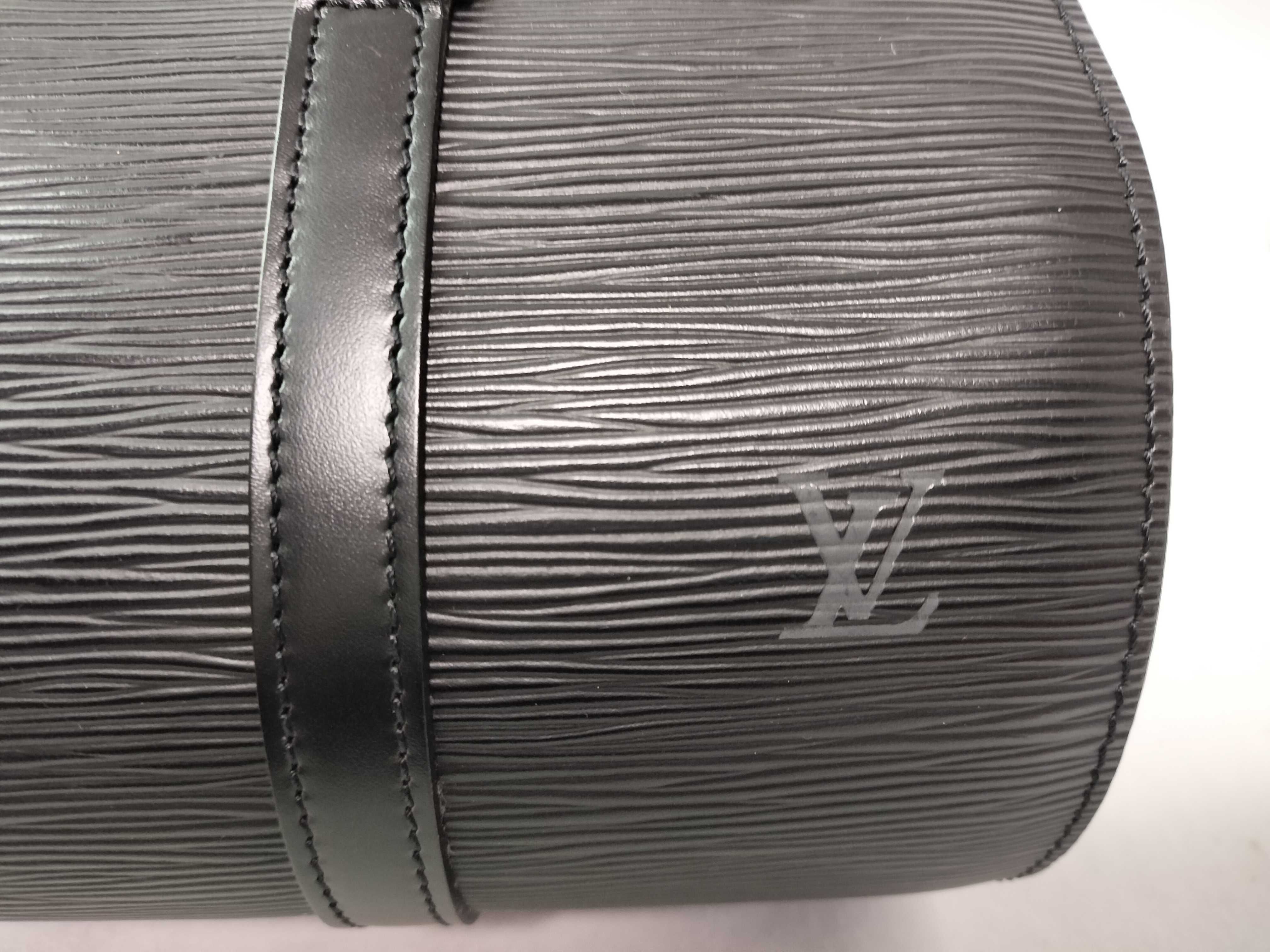 Epi Soufflot M52222 AR0949 Black Pouch Handbag (Damaged Strap) — view 10