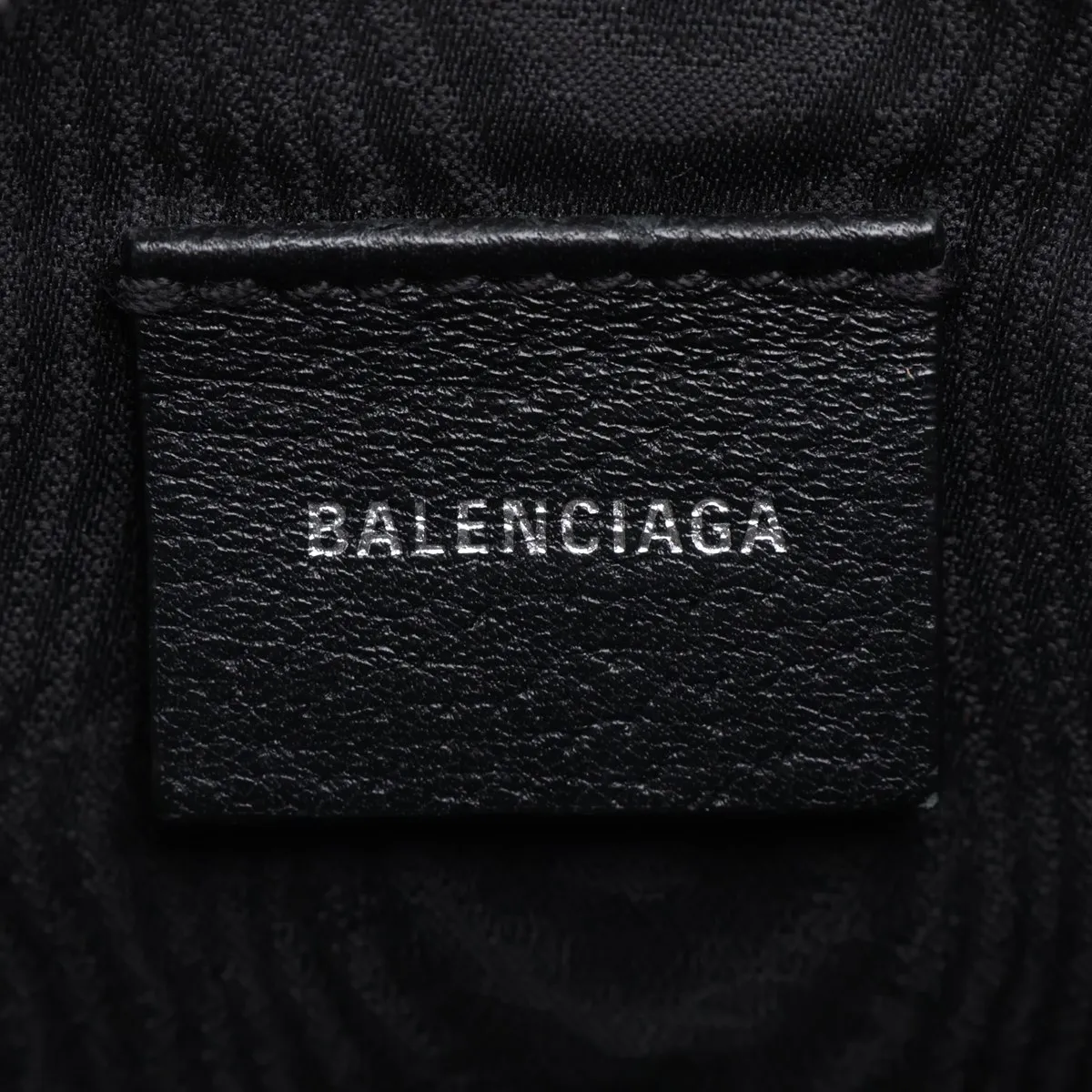 x Balenciaga The Hacker Project Canvas x Leather Clutch Bag, Black 680382 — view 6