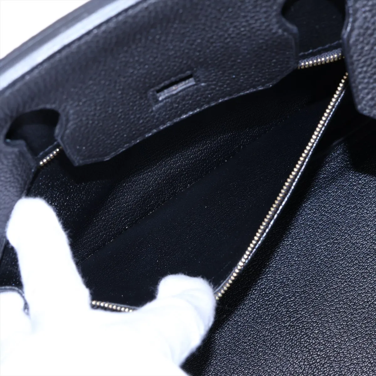 [Individually packaged] Hermes Birkin 30 Letournée Togo Black Gold Hardware X: 2016 — view 8