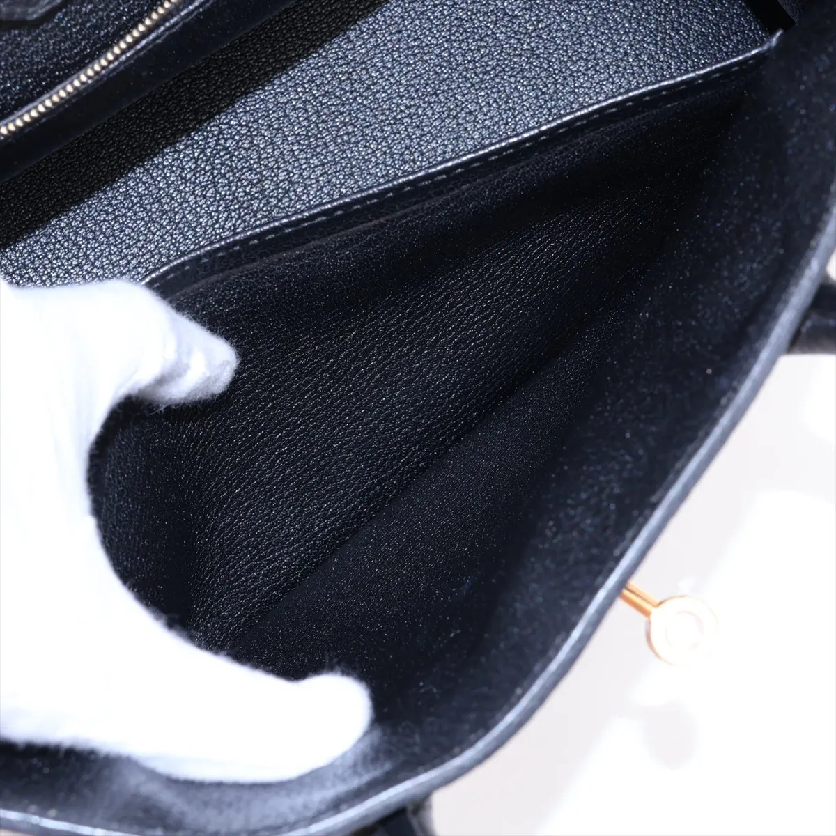 [Individually packaged] Hermes Birkin 30 Letournée Togo Black Gold Hardware X: 2016 — view 9