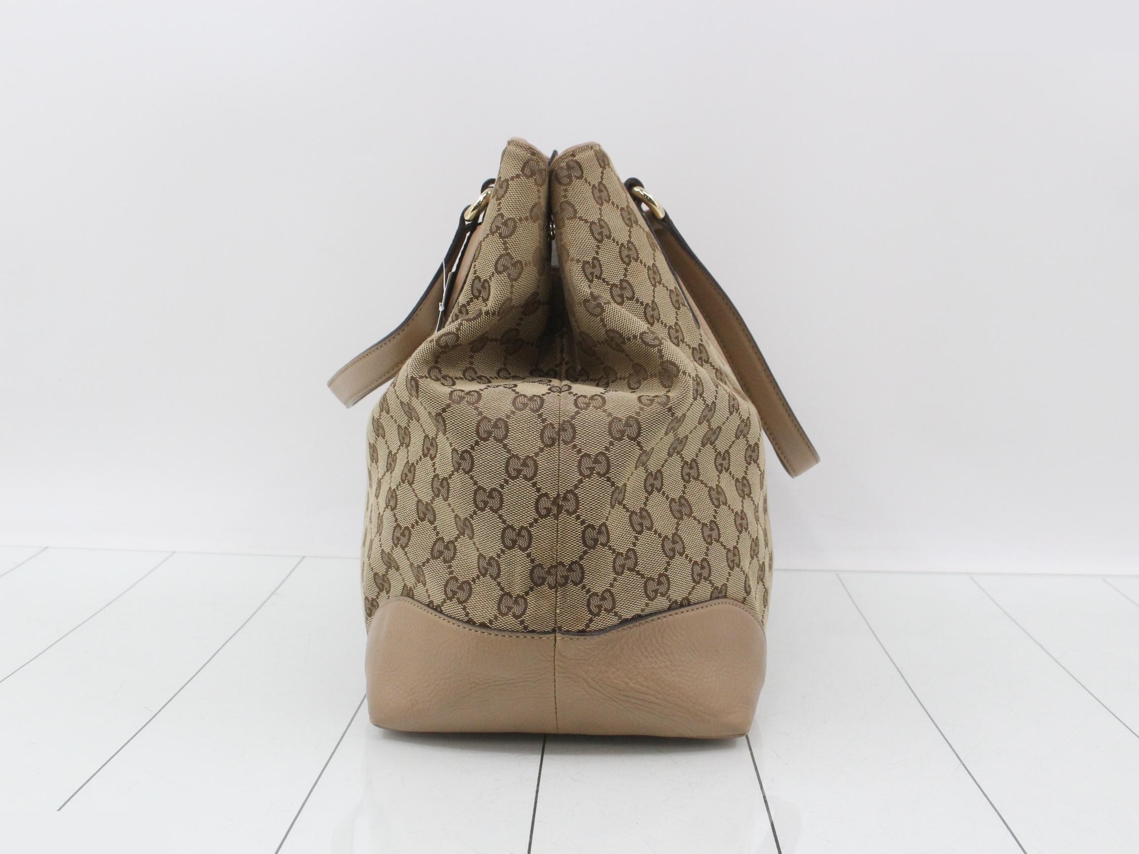 GG Canvas Interlocking Shoulder Bag — view 3